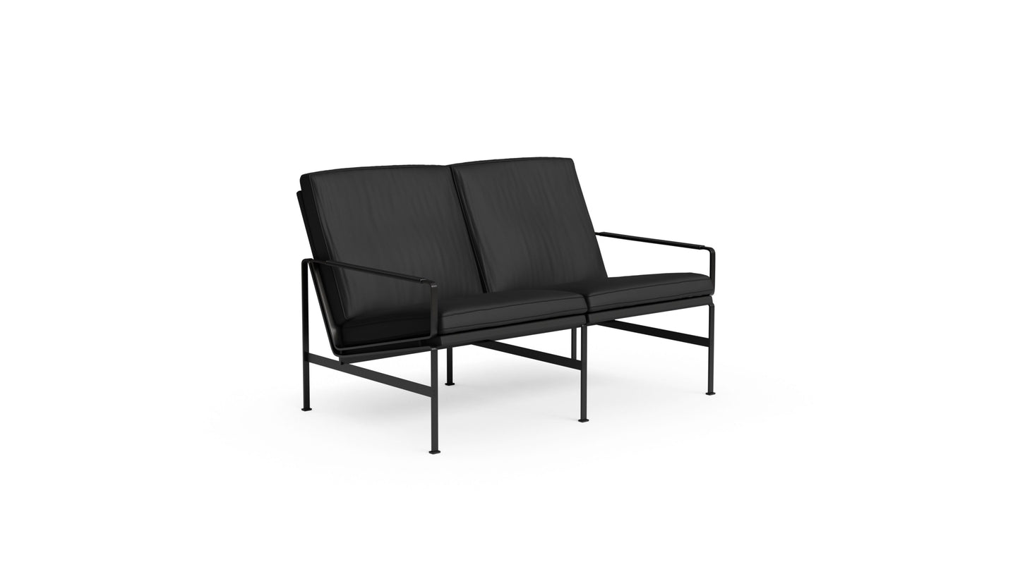 Lange Production FK6720-2 Loveseat Sofa by Fabricius and Kastholm in the USA and Canada - Front Angle 2