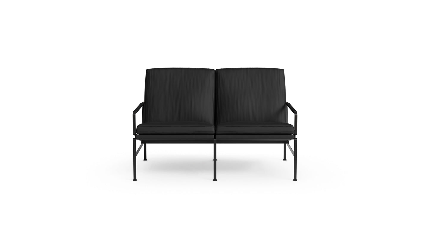 Lange Production FK6720-2 Loveseat Sofa by Fabricius and Kastholm in the USA and Canada - Front