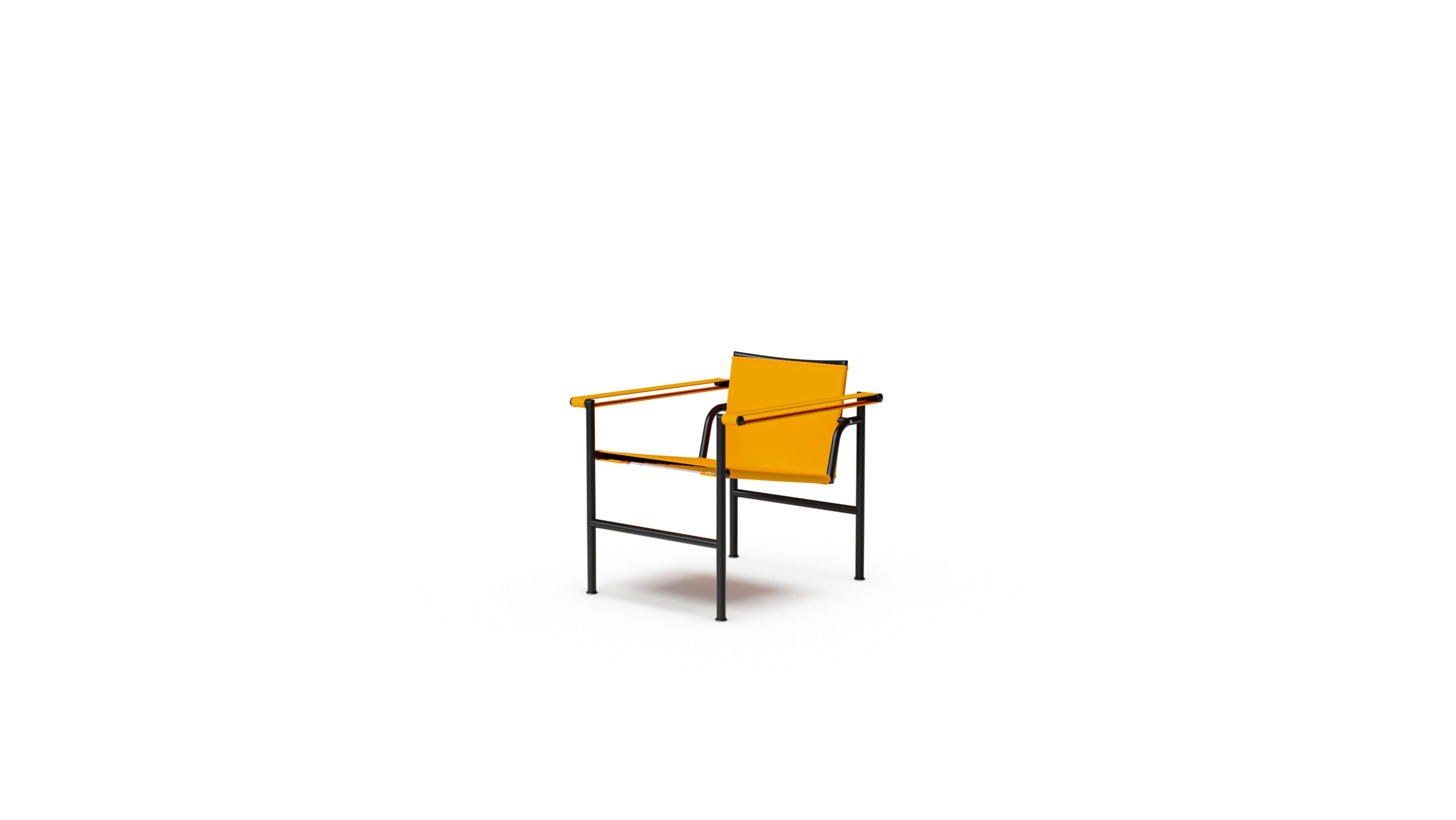 Le Corbusier LC1 Chair in Canada and the USA LC1 Fauteuil Dossier Basculant - Front Angle 2