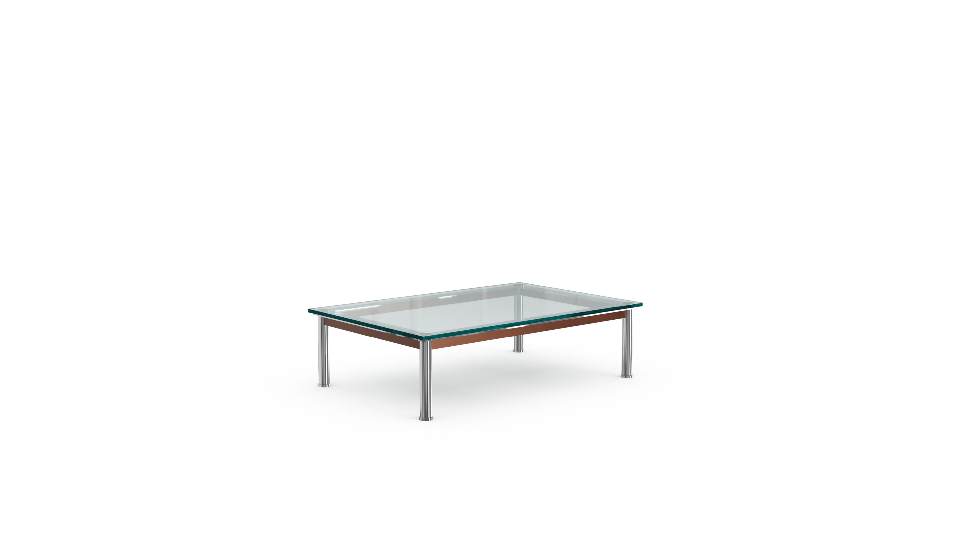 Le Corbusier LC10-P Low Table En Tube in Canada and the USA LC10 Coffee Table - Back Angle