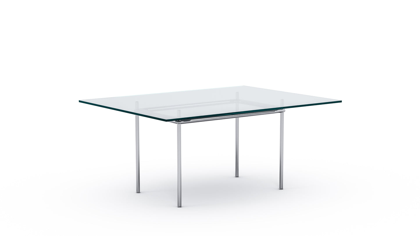 Le Corbusier LC12 Table in Canada and the USA LC12 Table La Roche Dining Table - Back Angle