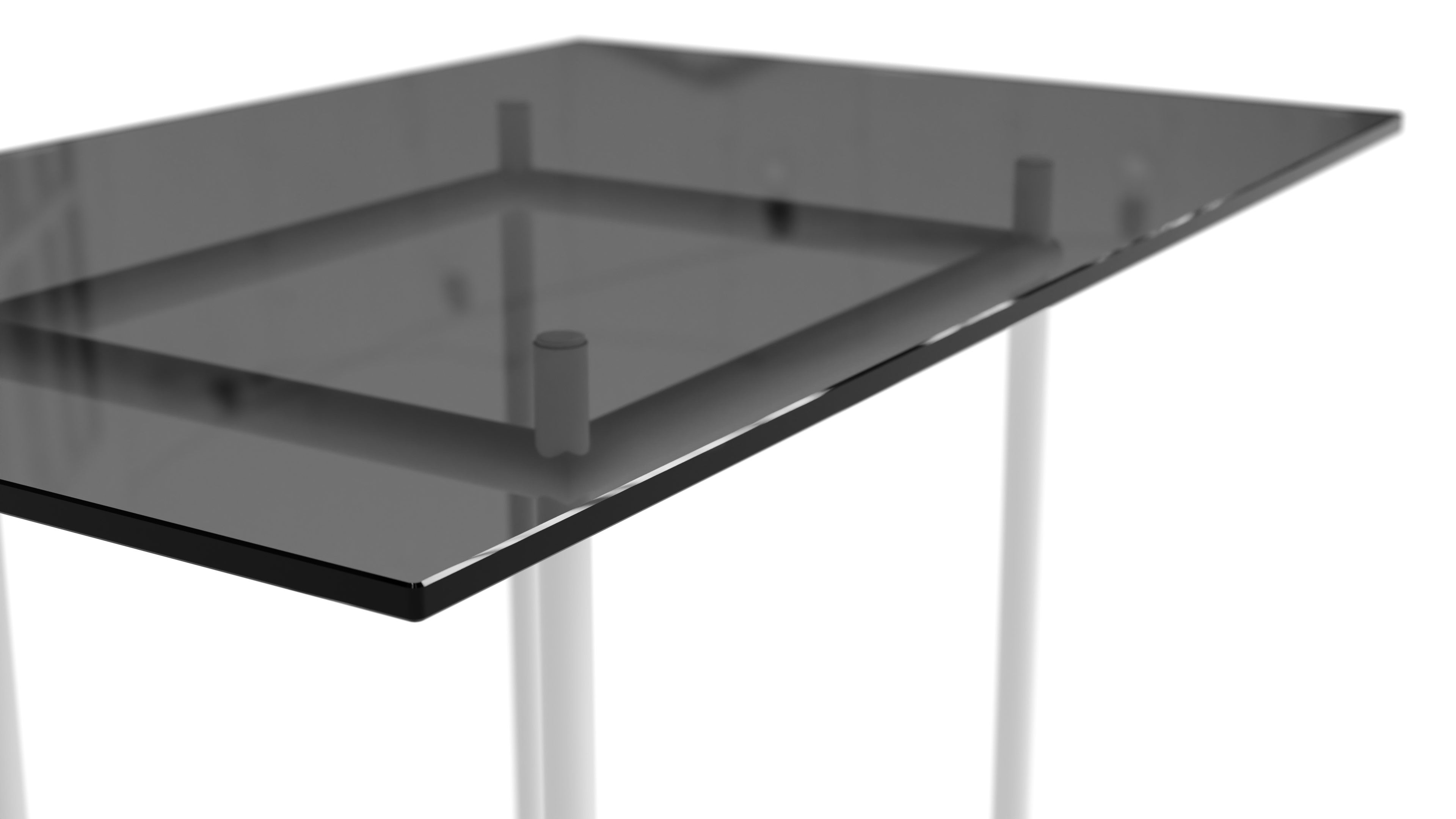 Le Corbusier LC12 Table in Canada and the USA LC12 Table La Roche Dining Table Medium - Closeup