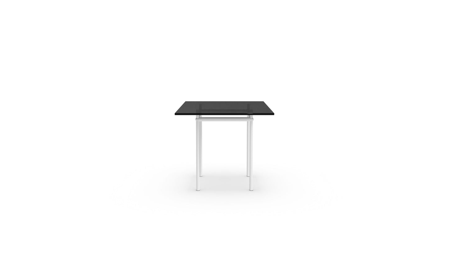 Le Corbusier LC12 Table in Canada and the USA LC12 Table La Roche Dining Table Medium - Side