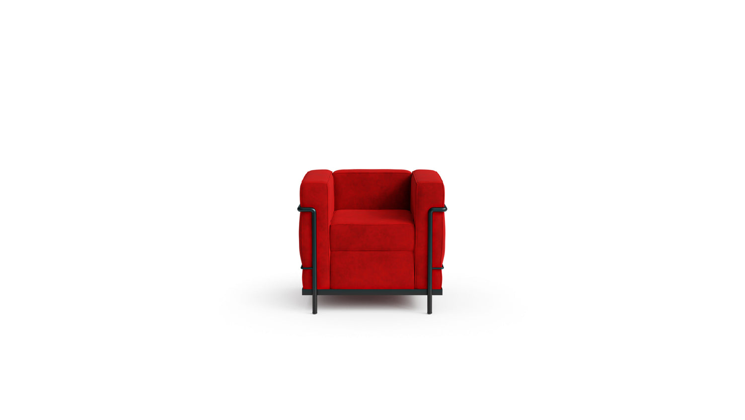 Le Corbusier LC2 Lounge Chair in Canada and the USA 2 Fauteuil Grand Confort, Petit Modèle Armchair - Front