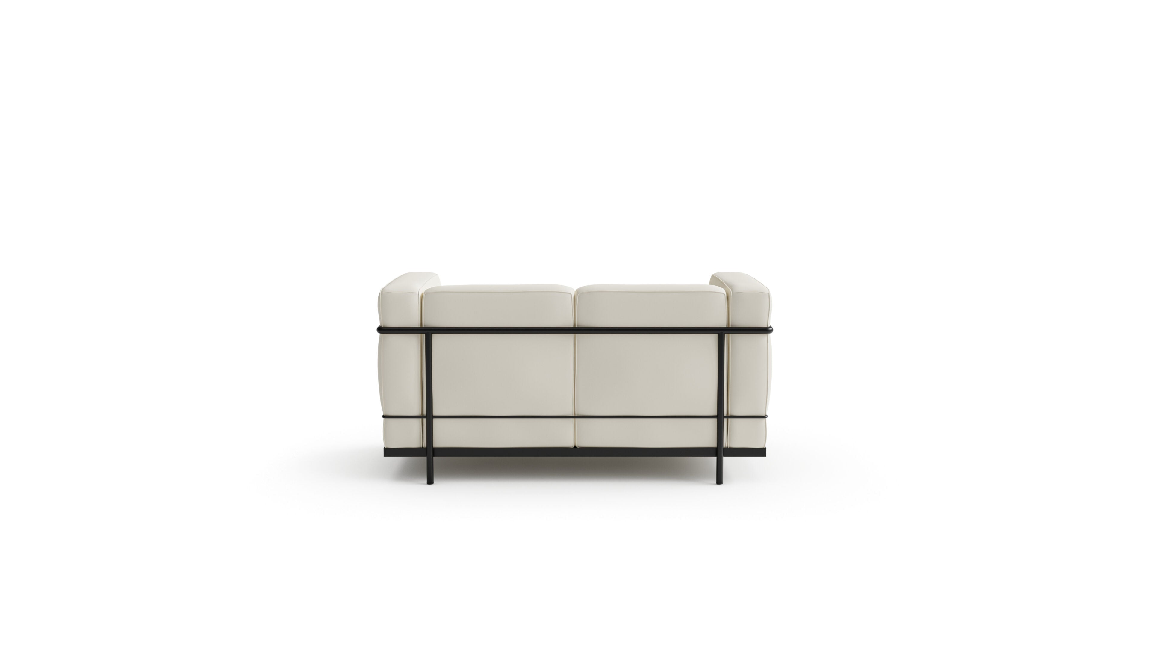 Le Corbusier LC2 Loveseat in Canada and the USA LC2 Grand Confort Petit Modèle Deux Places Sofa - Back
