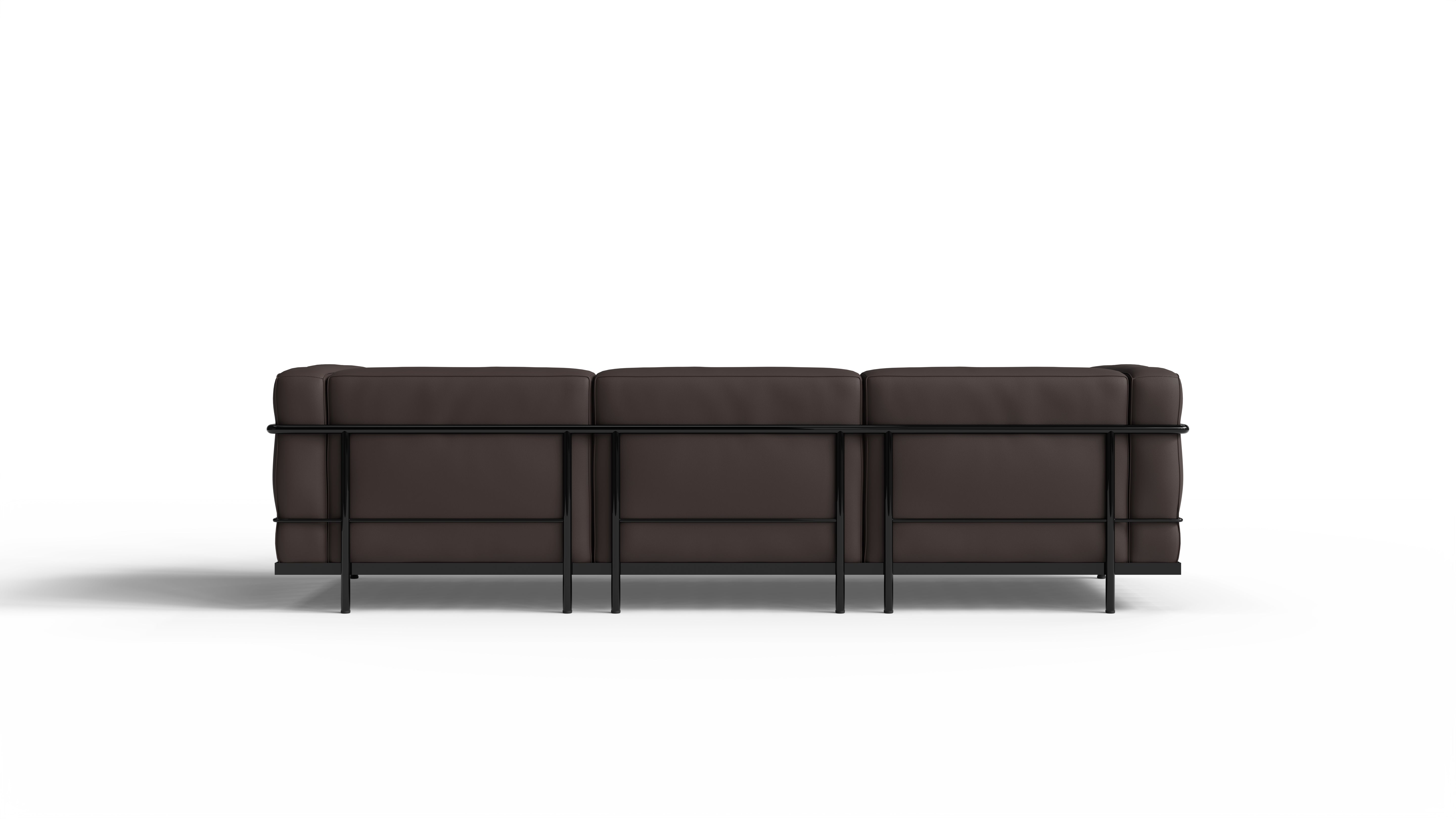 Le Corbusier LC3 Sofa in Canada and the USA LC3 Confort Grand Modèle Sofa Three-Seater - Back