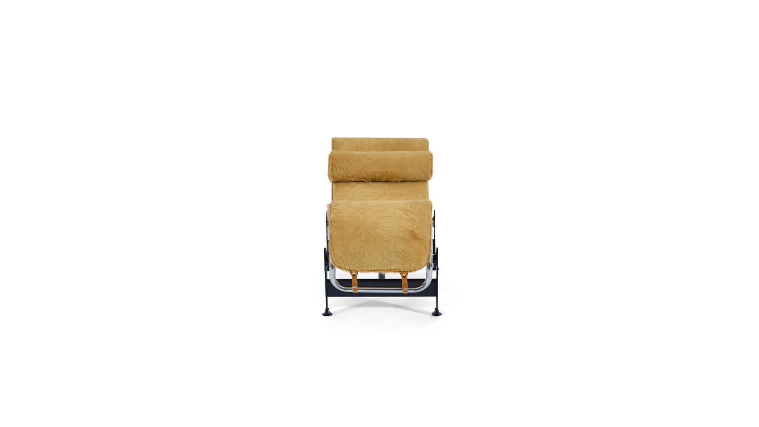 LC4 Chaise Lounge: Gold Haired Hide