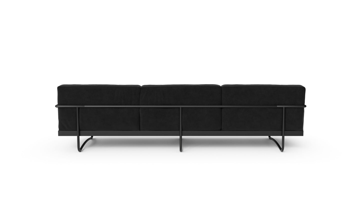 Le Corbusier LC5 3-Seat Sofa in Canada and the USA 5 Canapé, Appartement Le Corbusier - Back