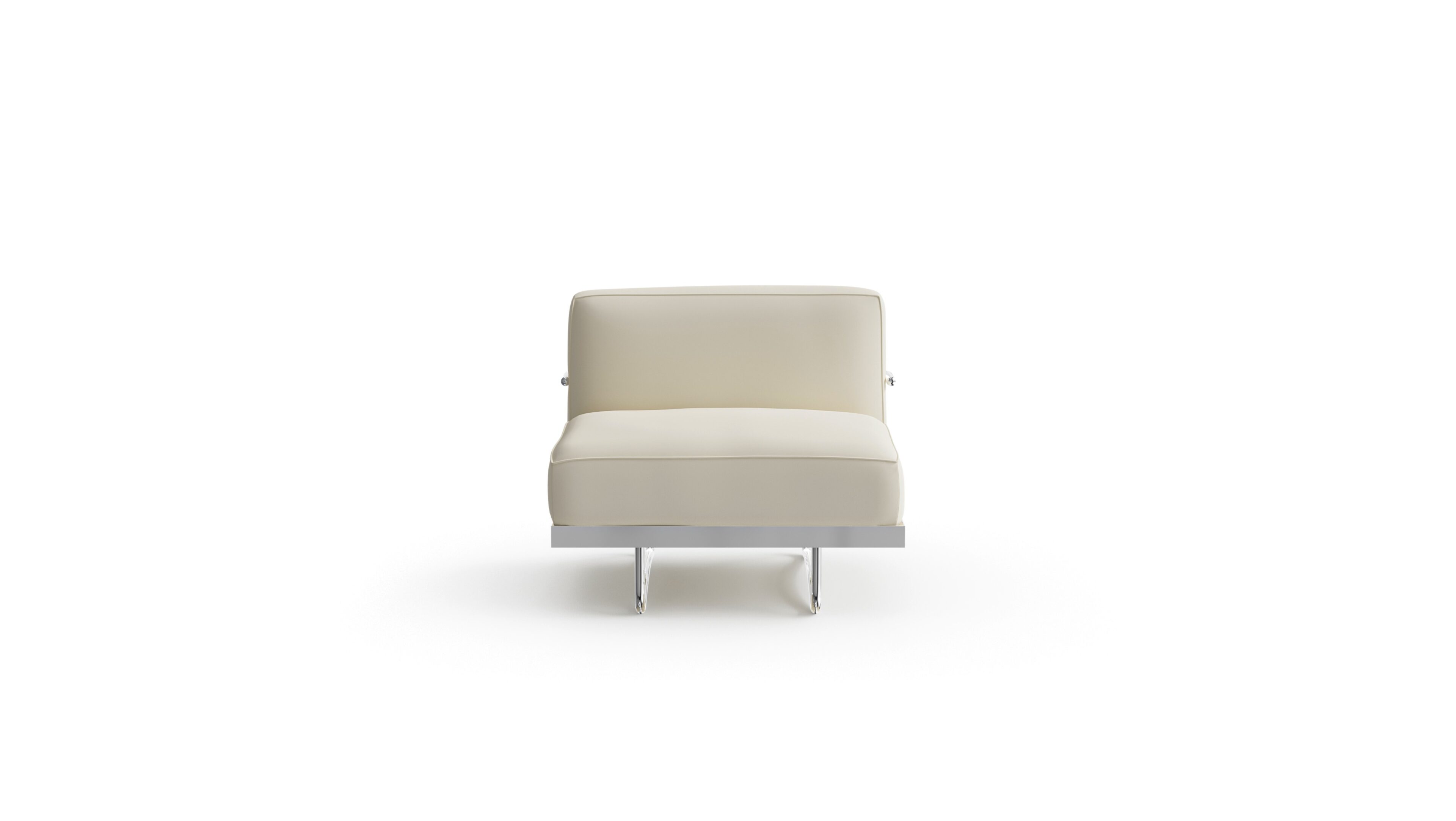 Le Corbusier LC5 Armchair in Canada and the USA 5 Canapé, Appartement Le Corbusier - Front