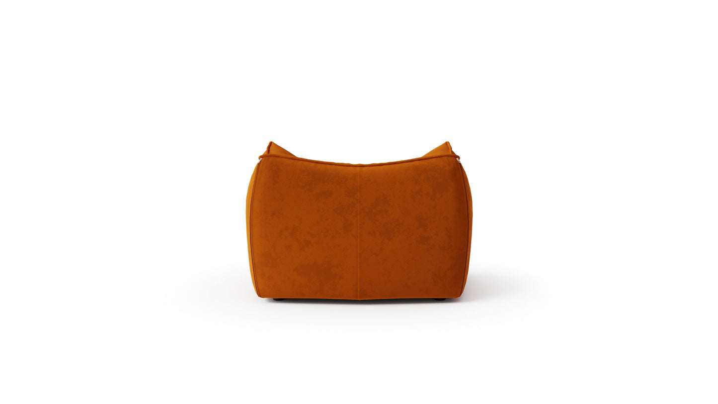 Mario Bellini Le Bambole Armchair & Pouf Ottoman in Canada and the USA - Back