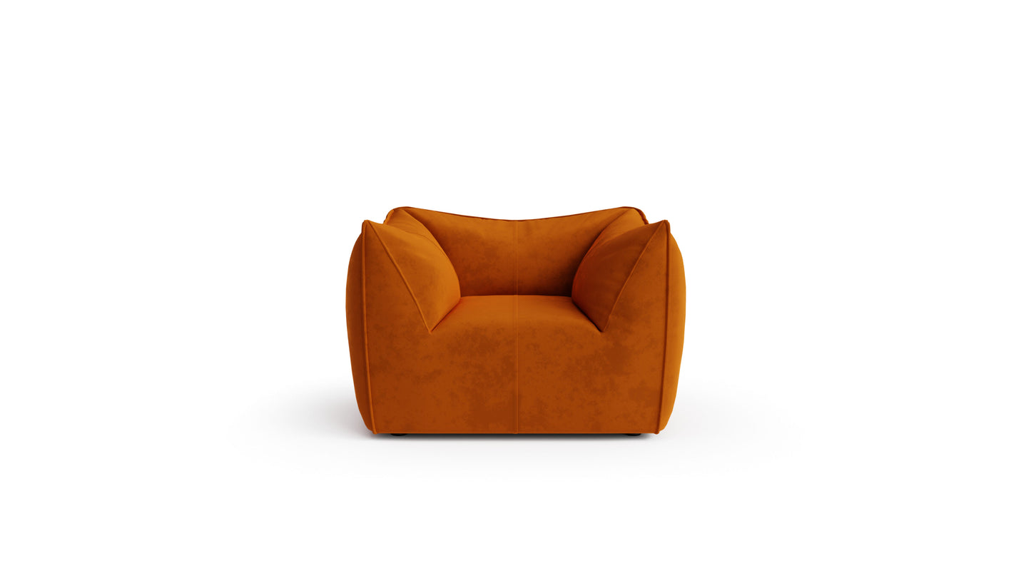 Mario Bellini Le Bambole Armchair & Pouf Ottoman in Canada and the USA - Front One