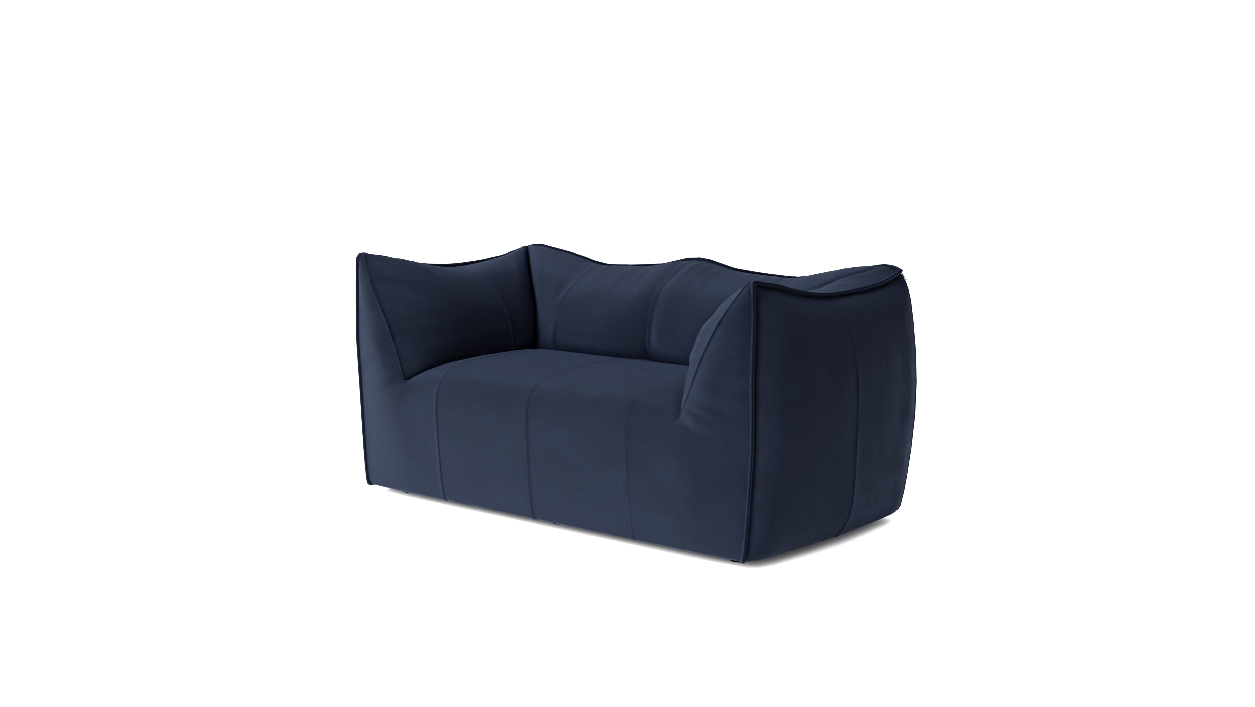 Mario Bellini Le Bambole Loveseat Sofa in Canada and the USA 2-Seater - Front Angle