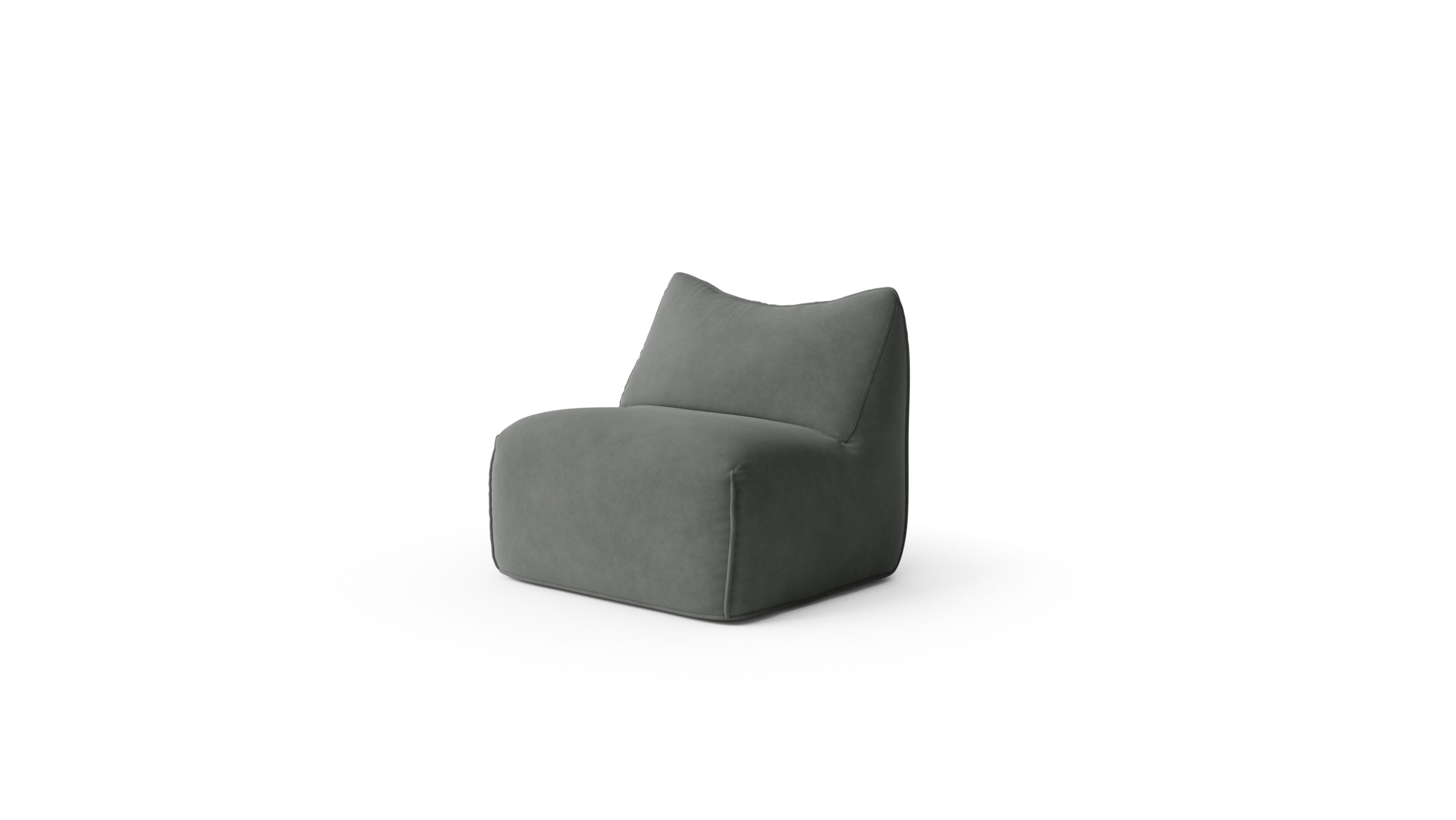 Mario Bellini Le Bambole Modular Sofa in Canada and the USA Bambolina Inner Piece Chair - Front Angle 2