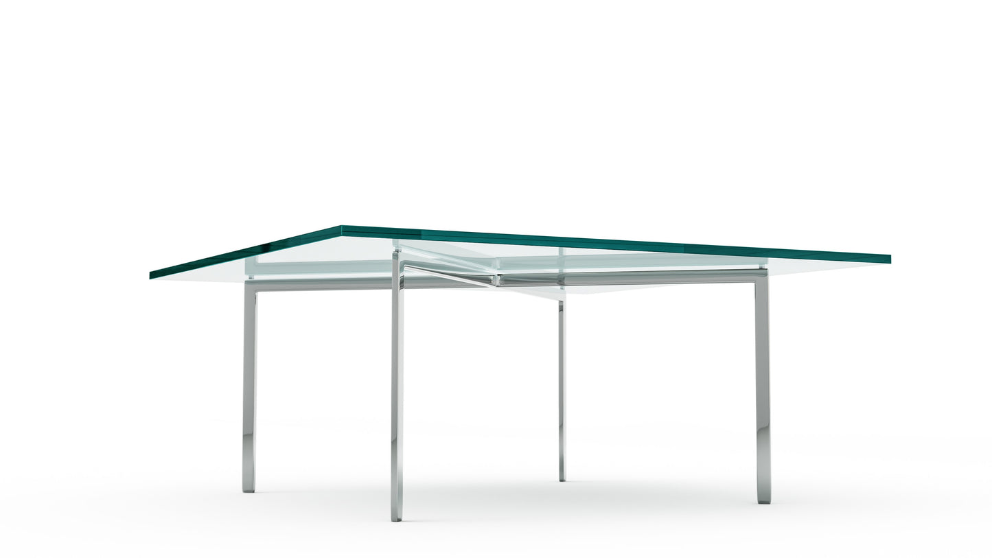 Mies van der Rohe Barcelona Table Knoll Style in the USA and Canada - Back Angle