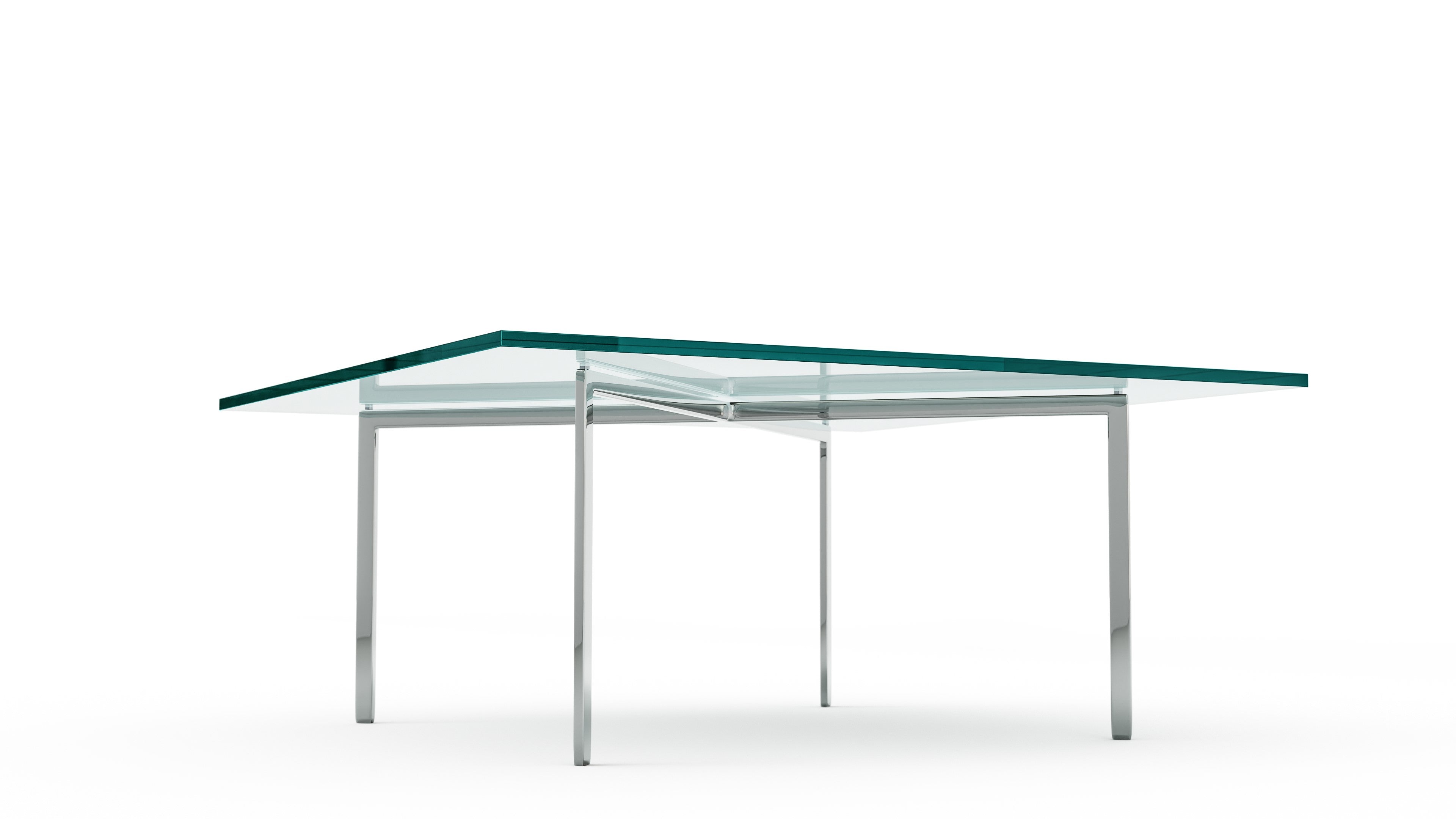 Mies van der Rohe Barcelona Table Knoll Style in the USA and Canada - Back Angle
