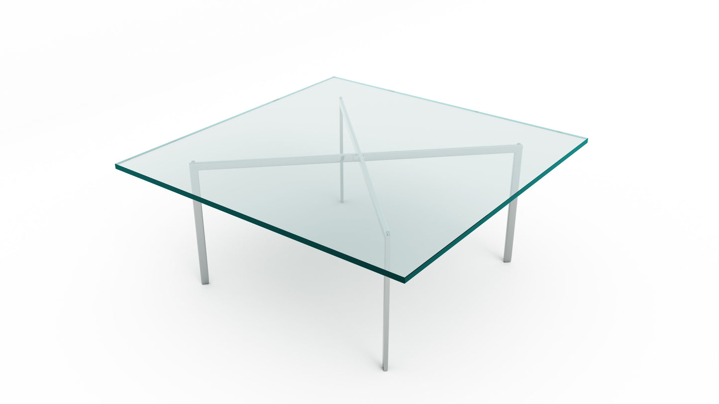 Mies van der Rohe Barcelona Table Knoll Style in the USA and Canada - Closeup
