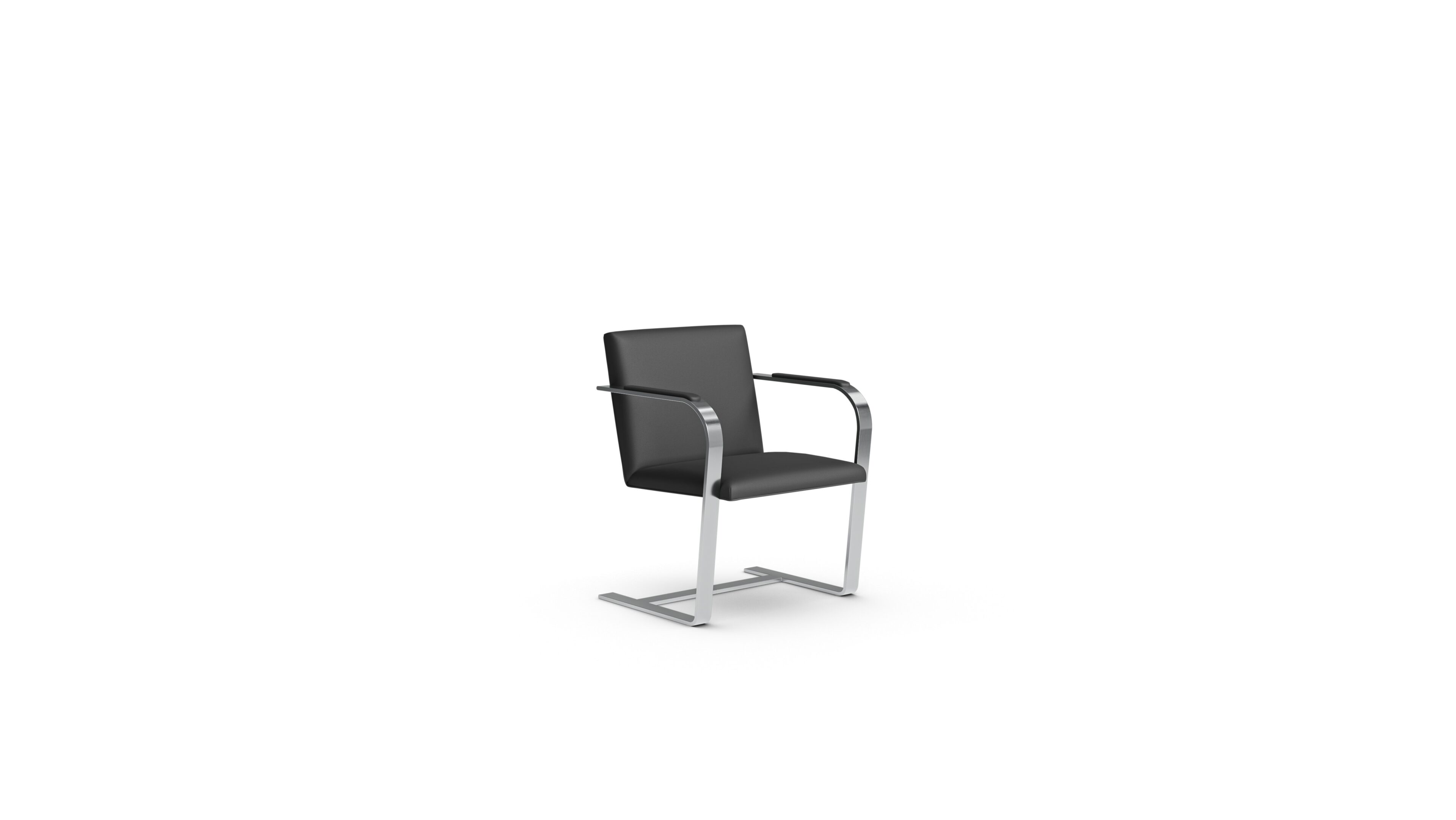 Mies van der Rohe Brno Flat Bar Chair 255 in Canada and the USA - Front Angle