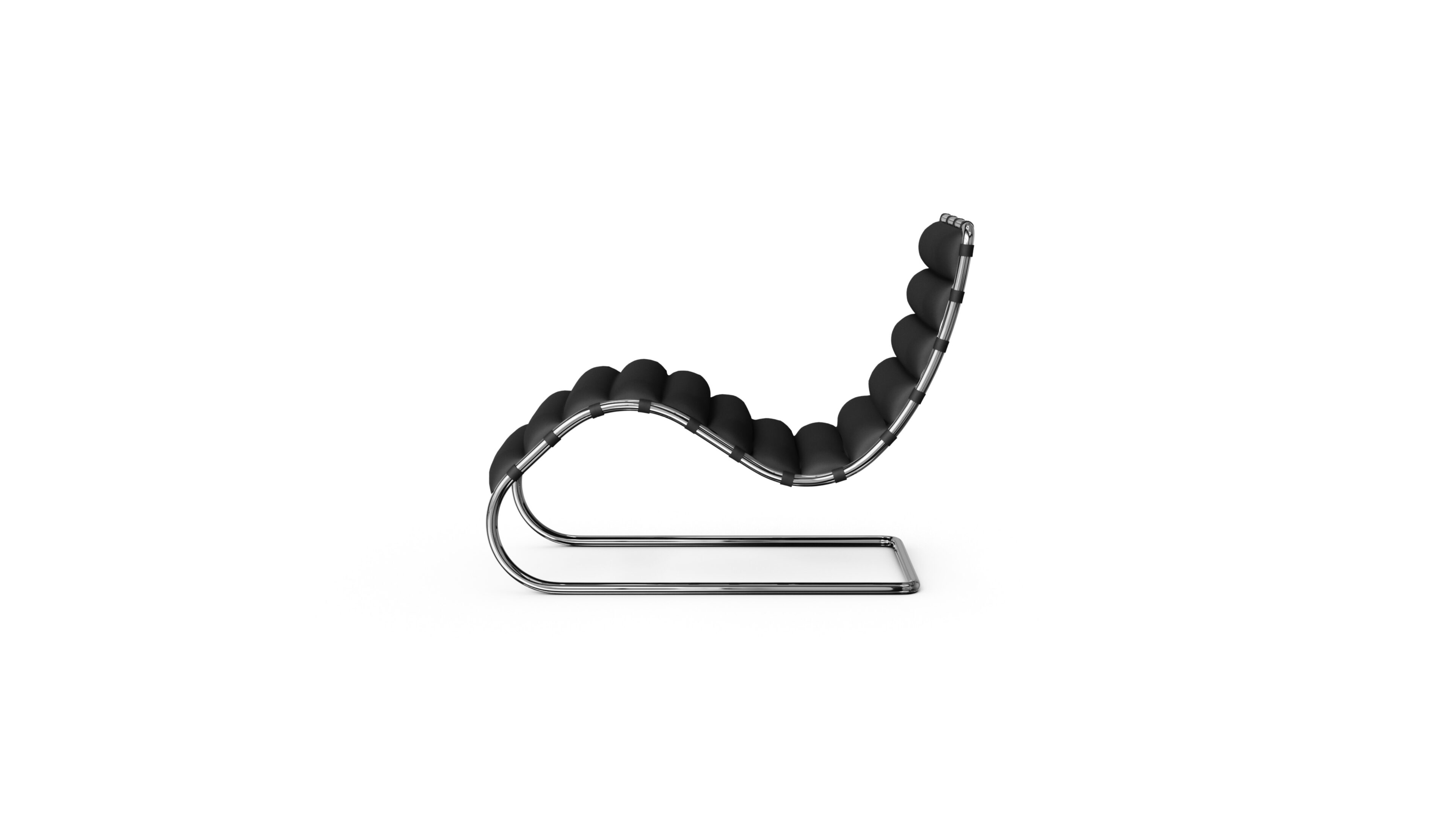 Mies van der Rohe MR Chaise Lounge in Canada and the USA 241LC - Side