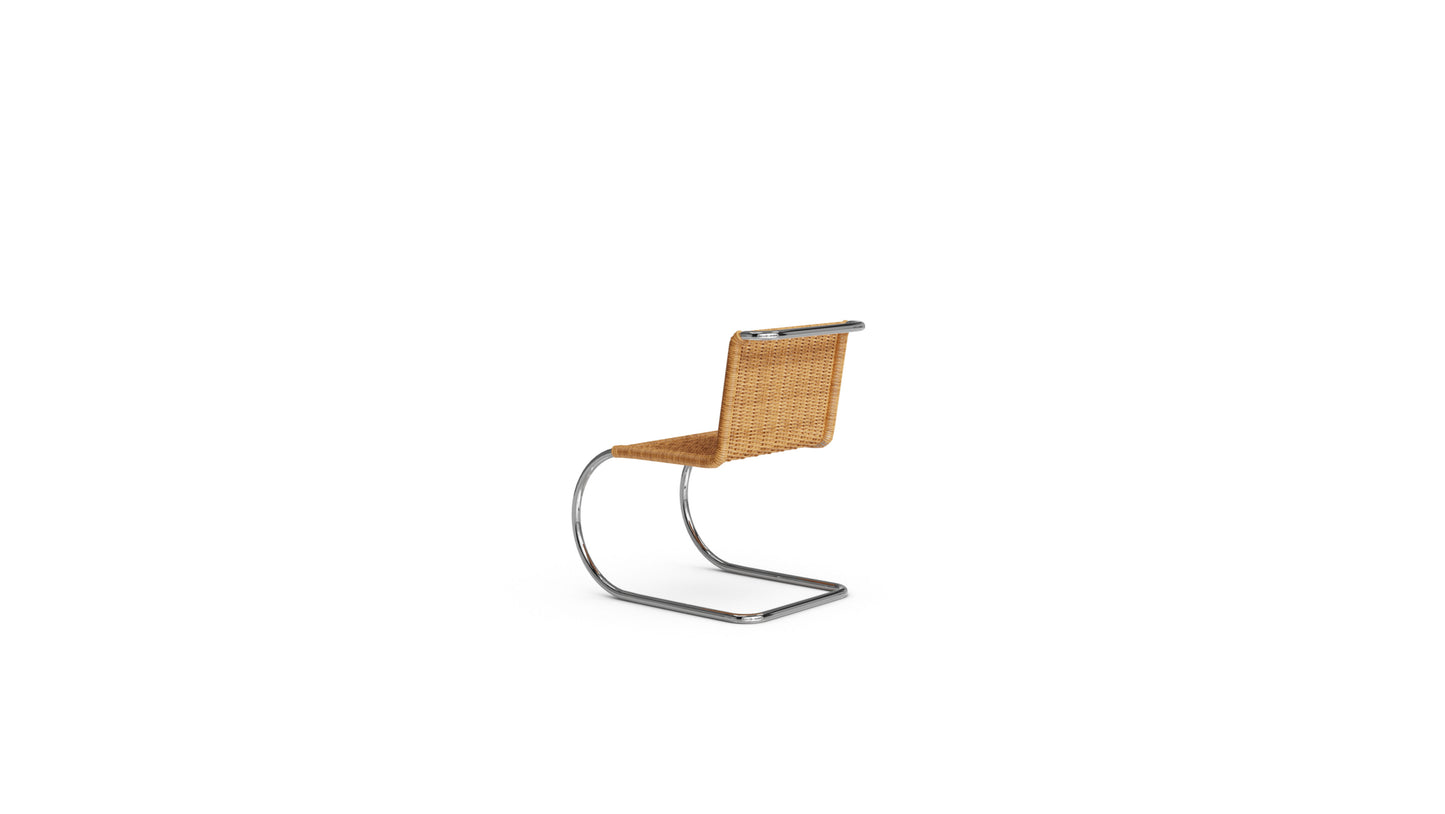 Mies van der Rohe MR Side Chair Rattan in Canada and the USA - Back Angle