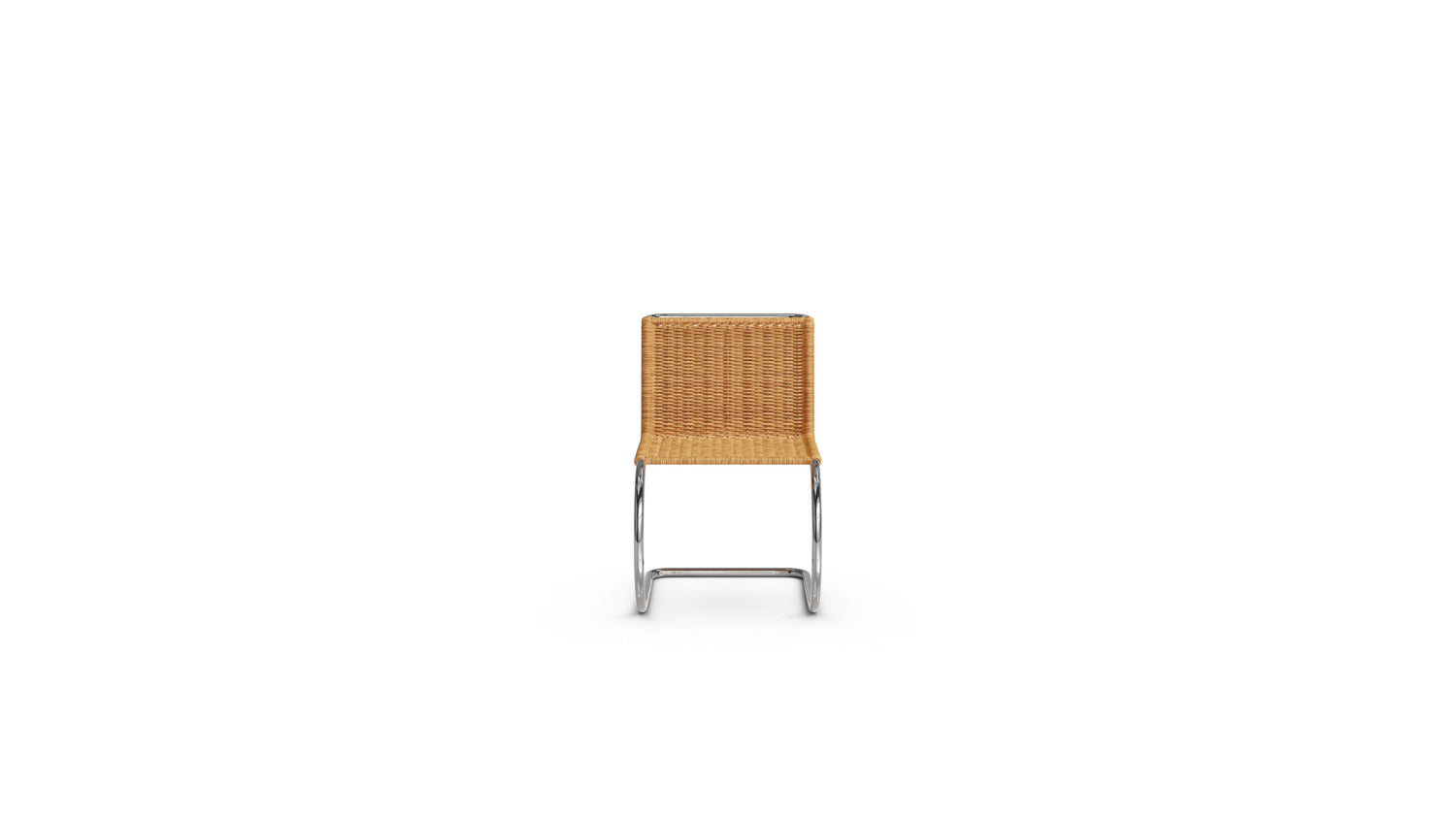 Mies van der Rohe MR Side Chair Rattan in Canada and the USA - Front