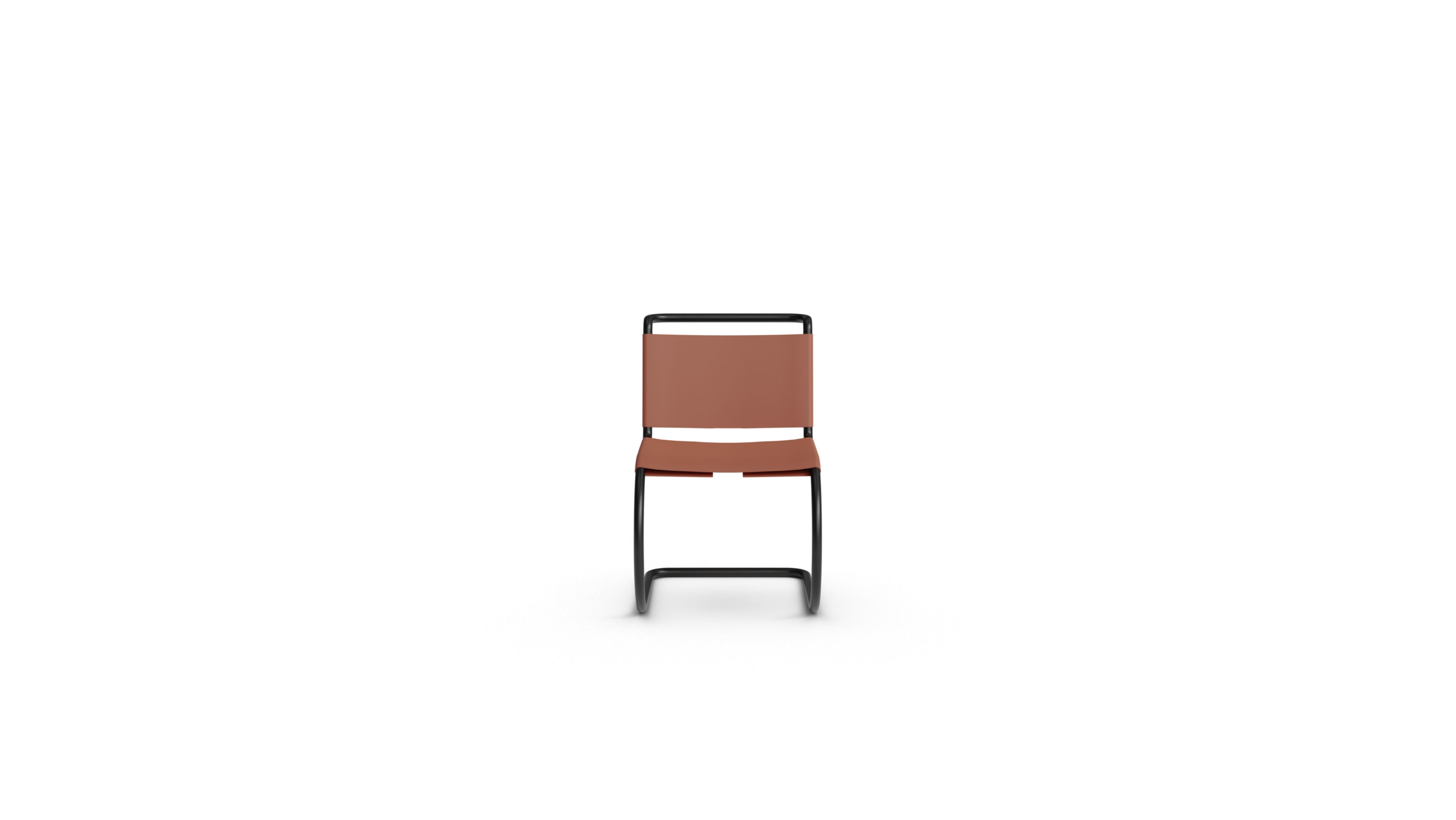 Mies van der Rohe MR Side Chair Sling Chair in Canada and the USA - Front
