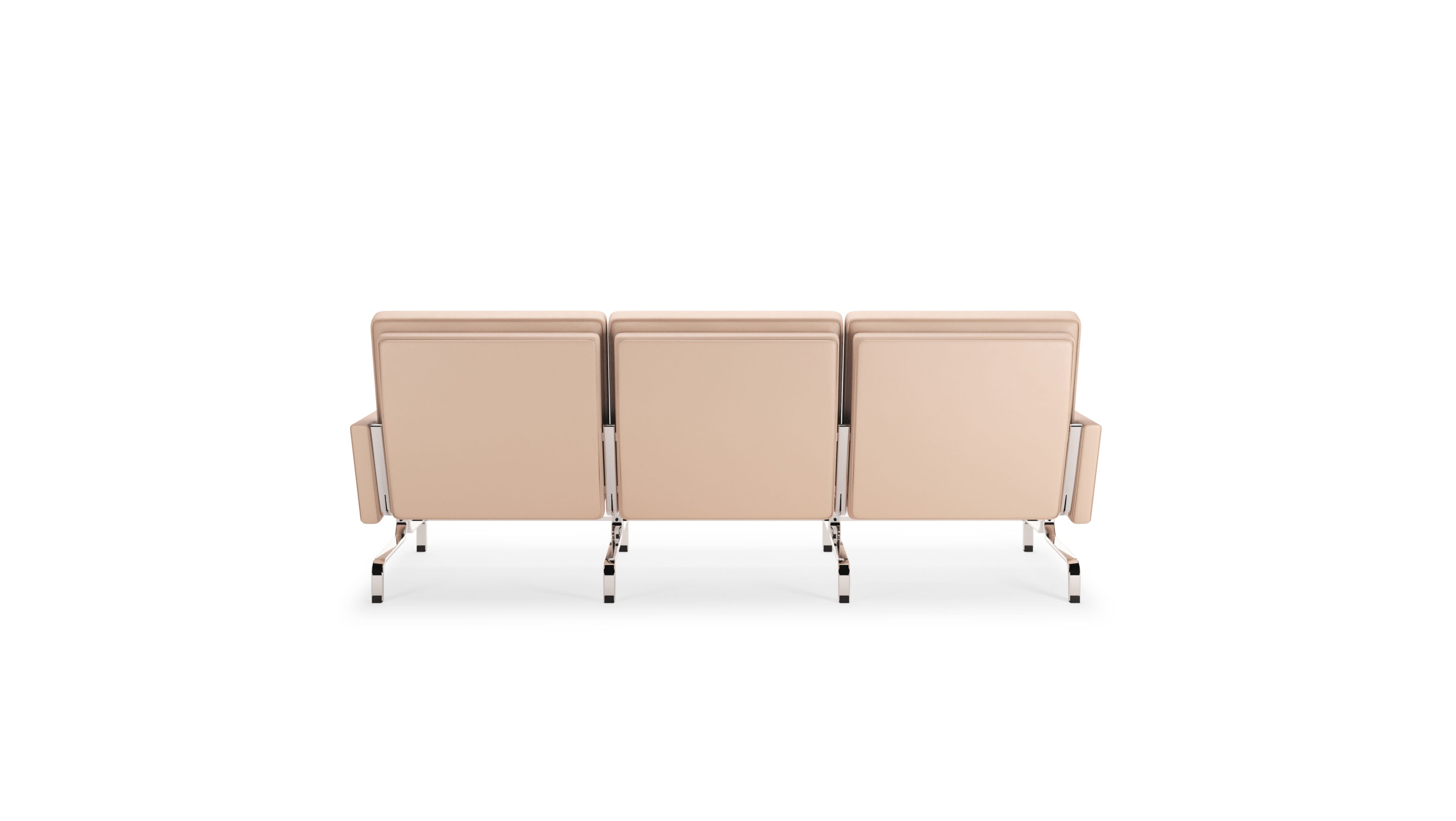 PK31 3-Seat Sofa by Poul Kjærholm in Canada and the USA Model PK31-3 - Back