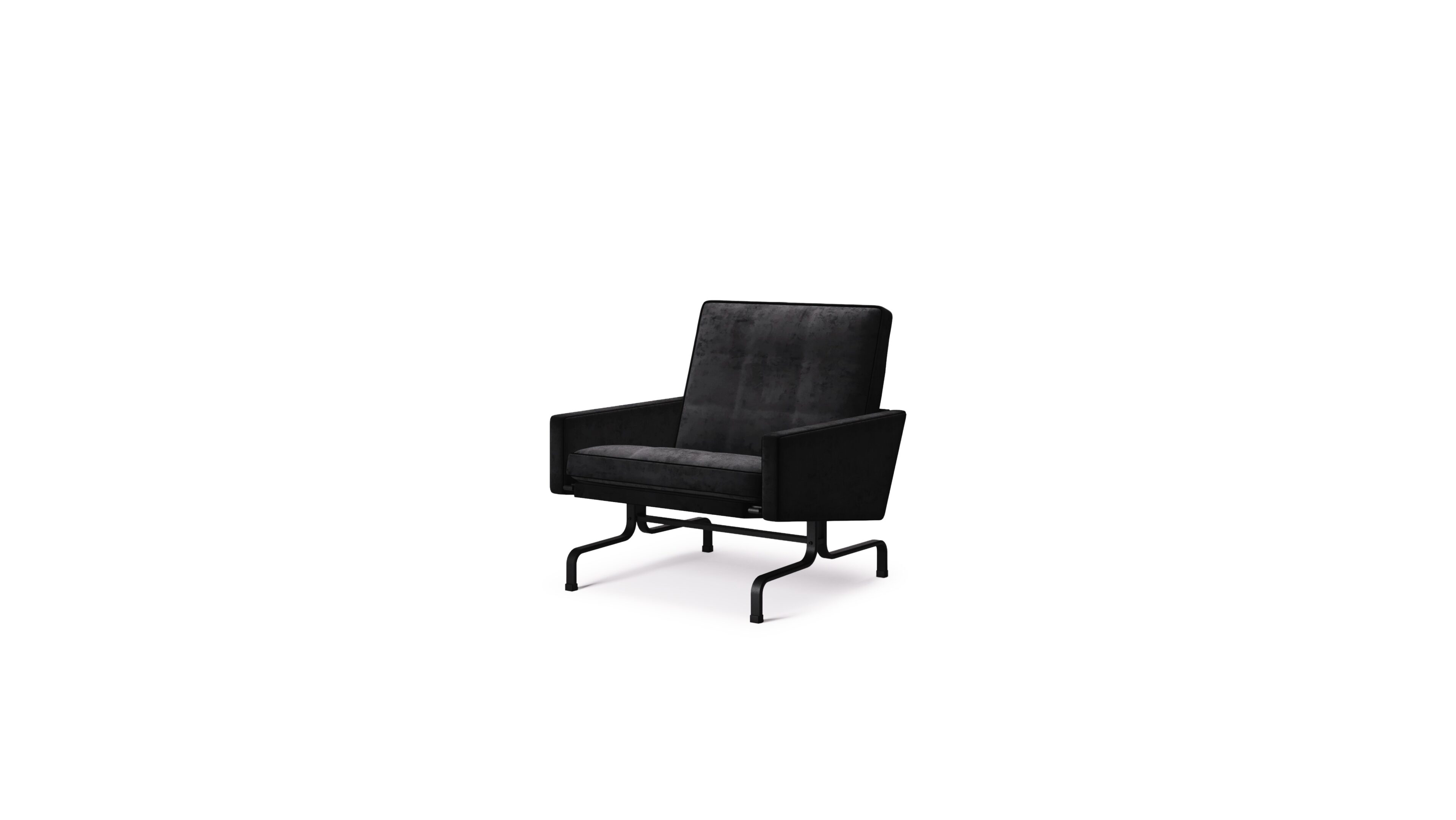 PK31 Lounge Chair by Poul Kjærholm in Canada and the USA Model PK31-1 - Front Angle 2