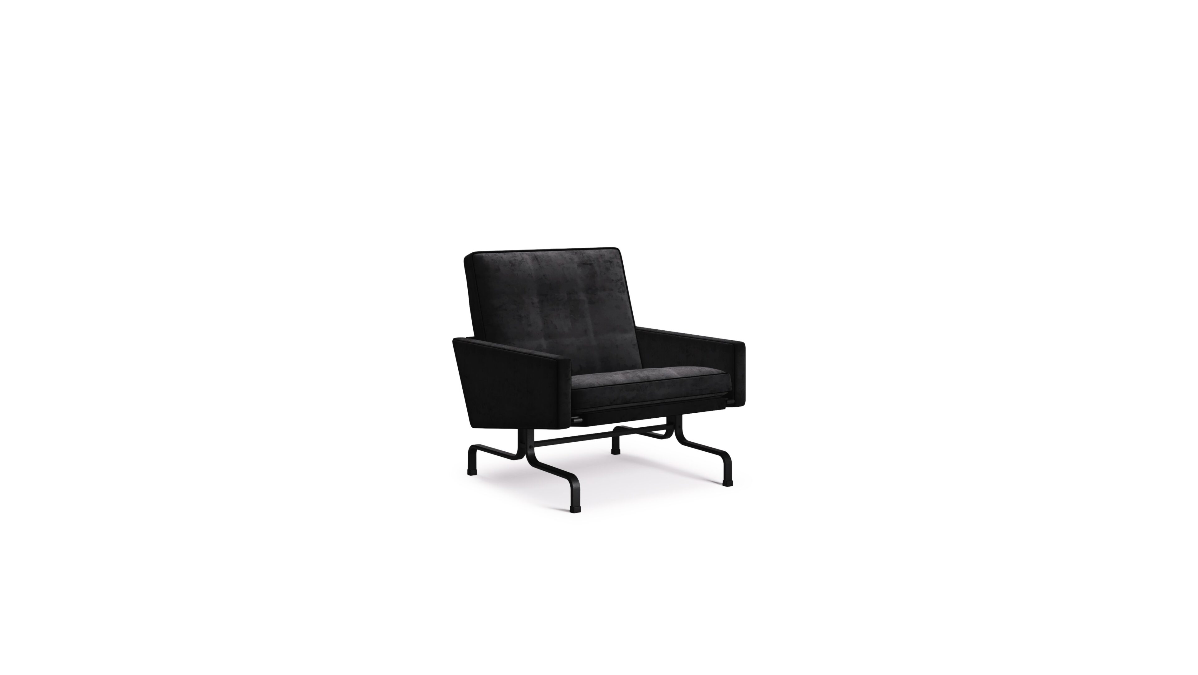 PK31 Lounge Chair by Poul Kjærholm in Canada and the USA Model PK31-1 - Front Angle