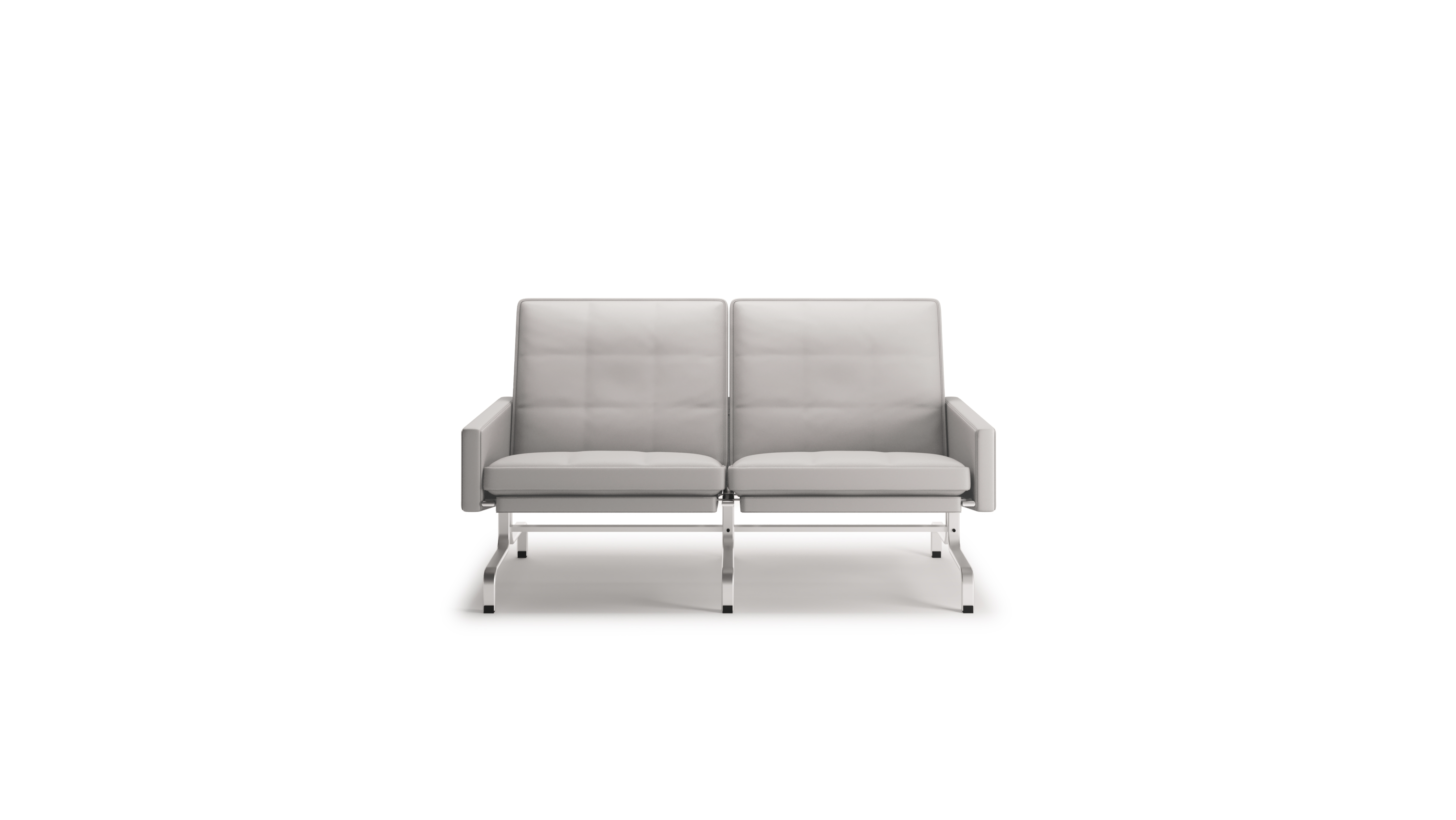 PK31 Loveseat Poul Kjærholm in Canada and the USA Model PK31-2 - Front