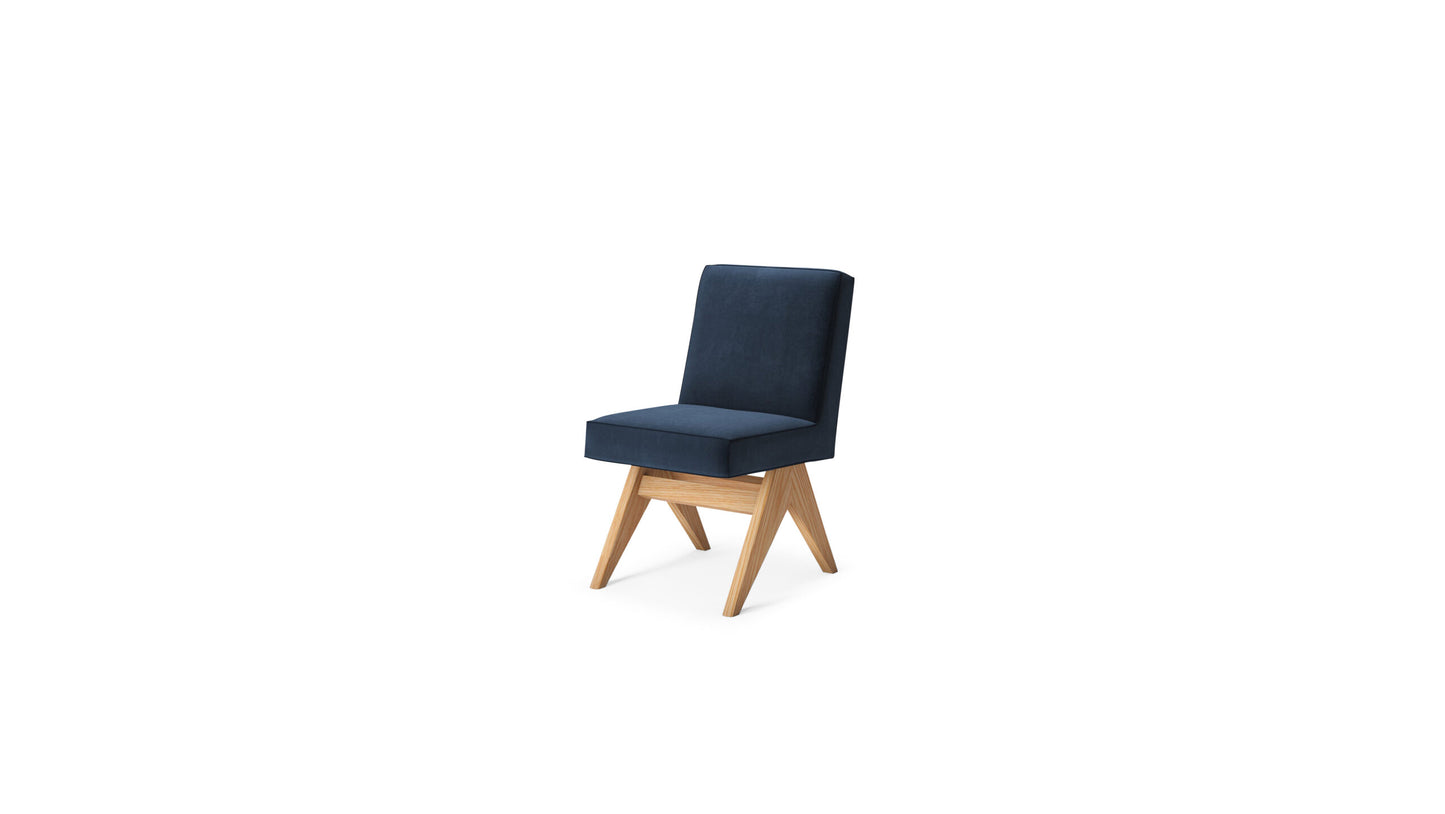 Pierre Jeanneret Committee Chair Chandigarh Side Chair in Canada and the USA - Front Angle 2