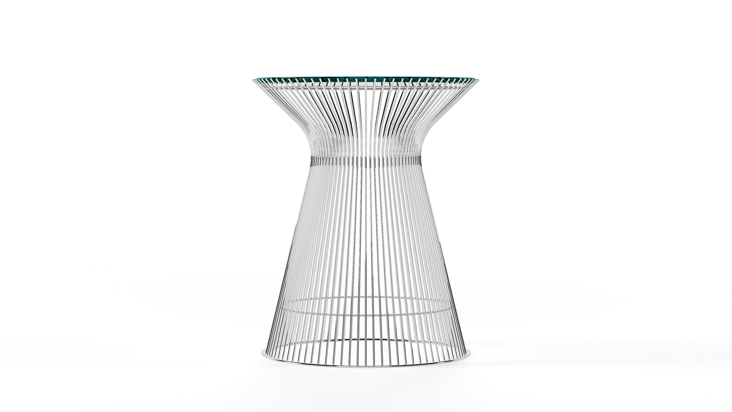 Platner Side Table by Warren Platner in Canada and the USA 3710T Platner Round Side Table - Closeup Side