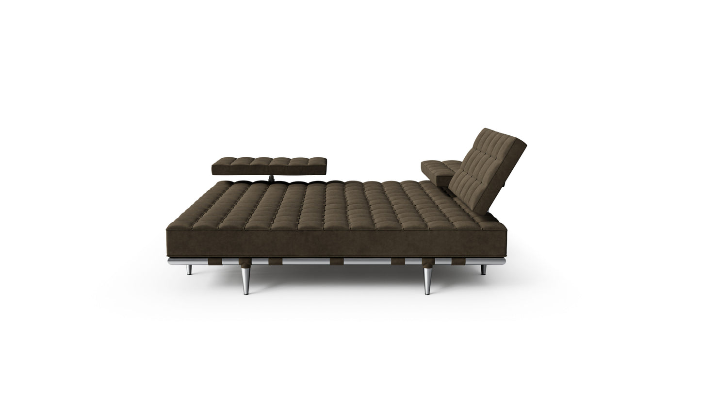 Prive Grande Daybed by Philippe Starck in Canada and the USA Grande Isola con Bracciolo Orizzontale - Side