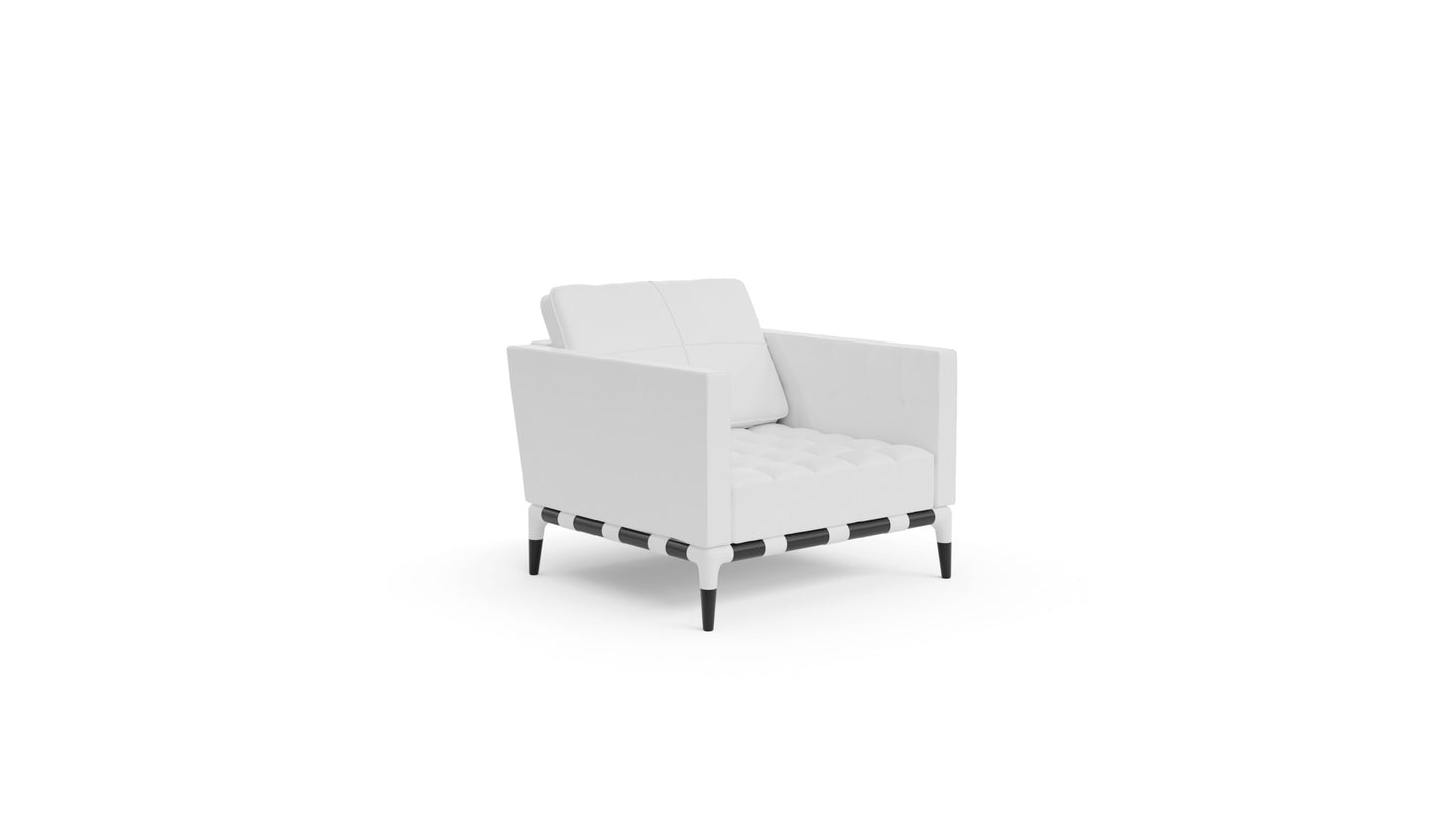 Prive Lounge Chair Cassina-Style by Philippe Starck in Canada and the USA Prive Armchair - Front Angle