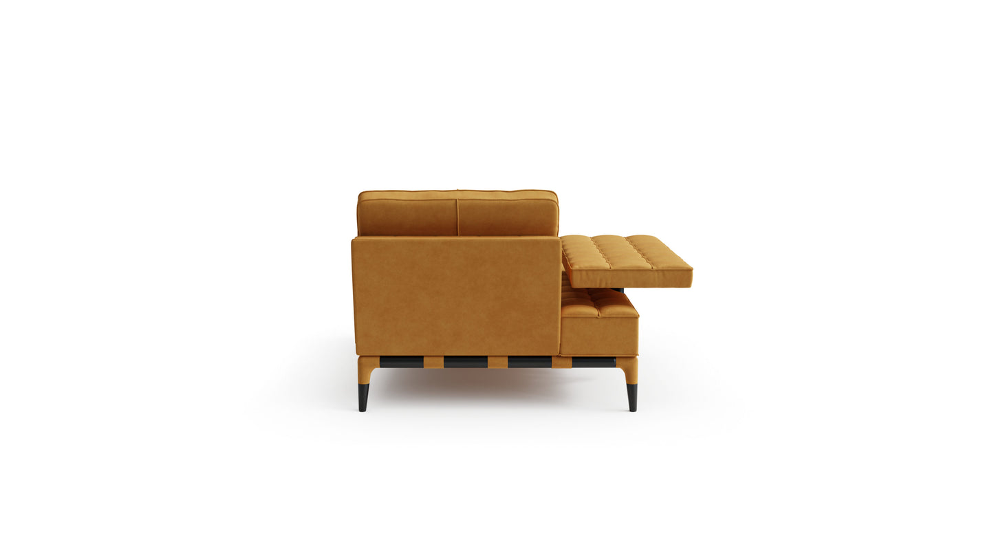 Prive Lounge Chair with Armrest Table by Philippe Starck in Canada and the USA Privé Poltrona Lunga - Back