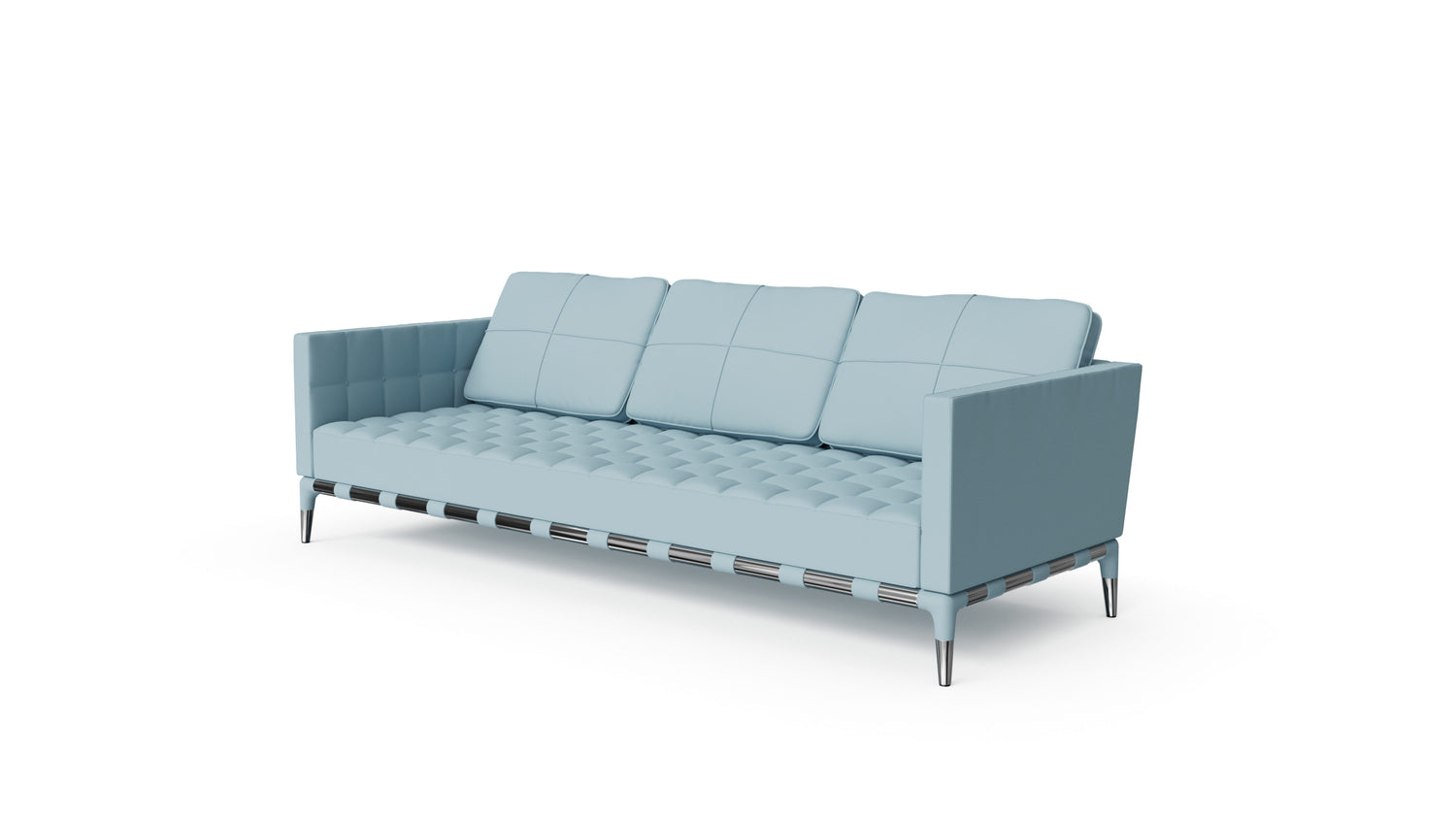 Prive Sofa Cassina-Style by Philippe Starck in Canada and the USA 3-Seater - Front Angle