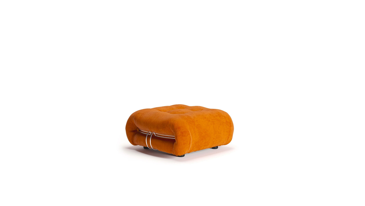 Soriana Ottoman Pouf by Afra & Tobia Scarpa in Canada and the USA Cassina-Style - Front Angle 2