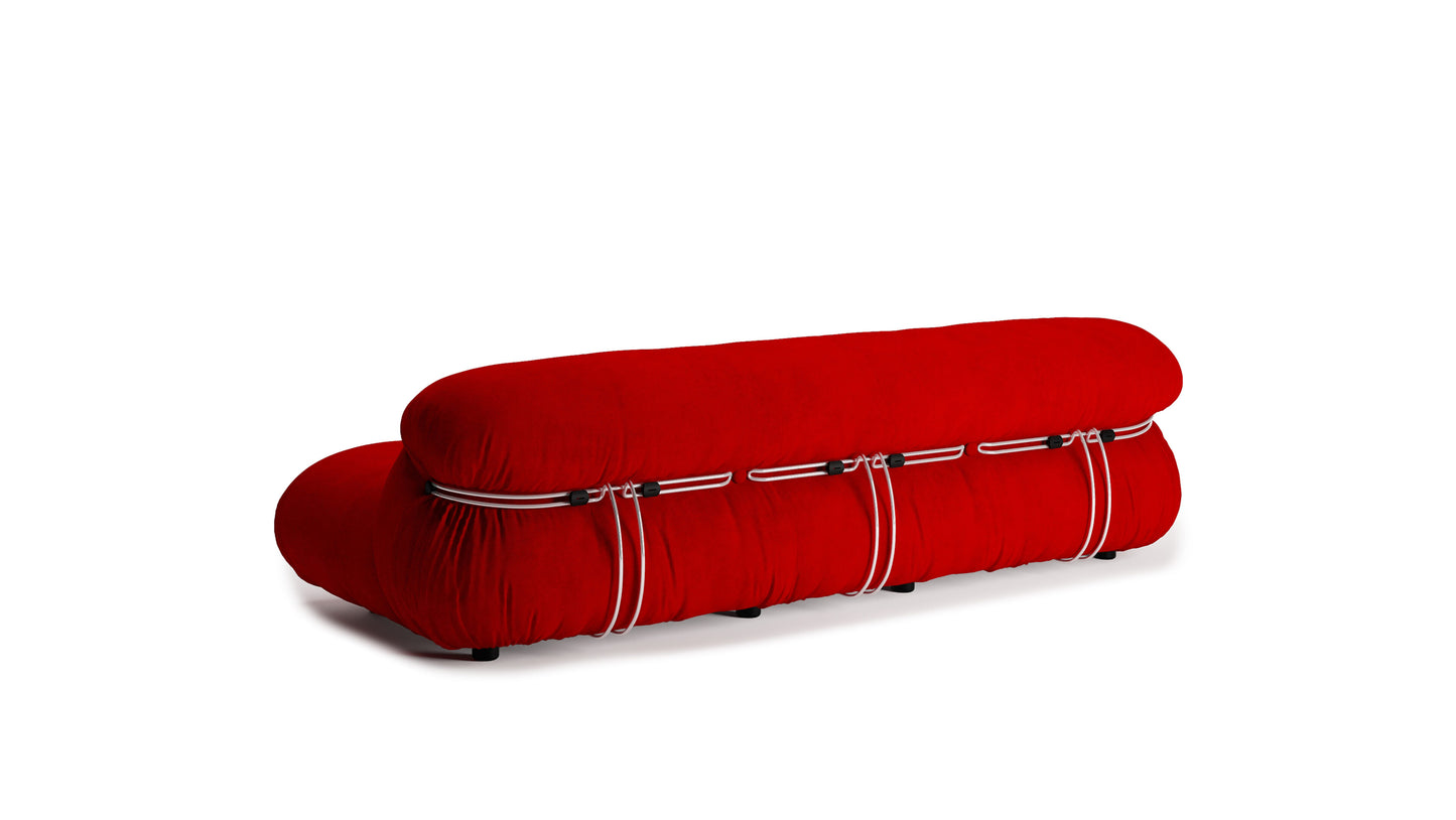 Soriana Sofa Three-Seater Sofa by Afra & Tobia Scarpa in Canada and the USA Cassina-Style - Back Angle