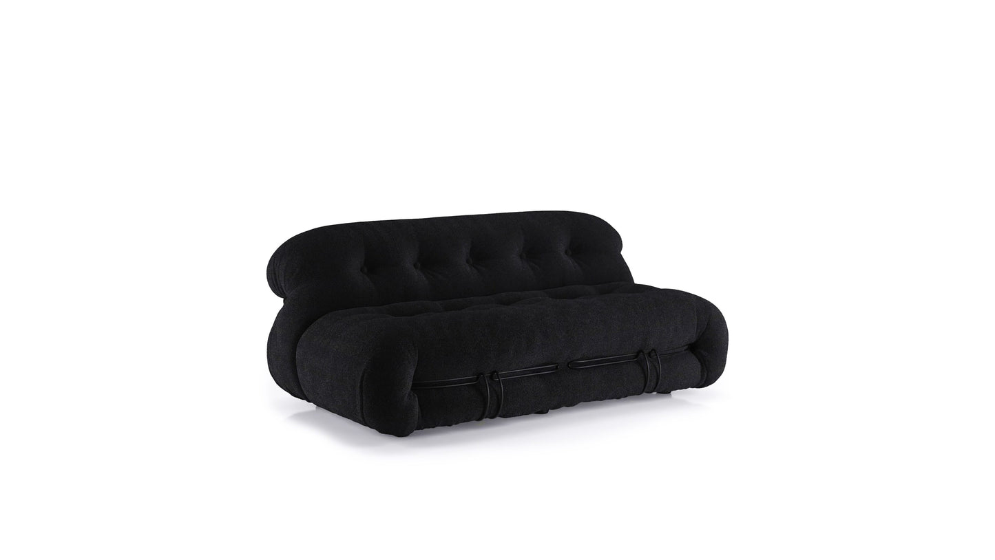Soriana Sofa Two-Seater Loveseat by Afra & Tobia Scarpa in Canada and the USA Cassina-Style - Front Angle 2
