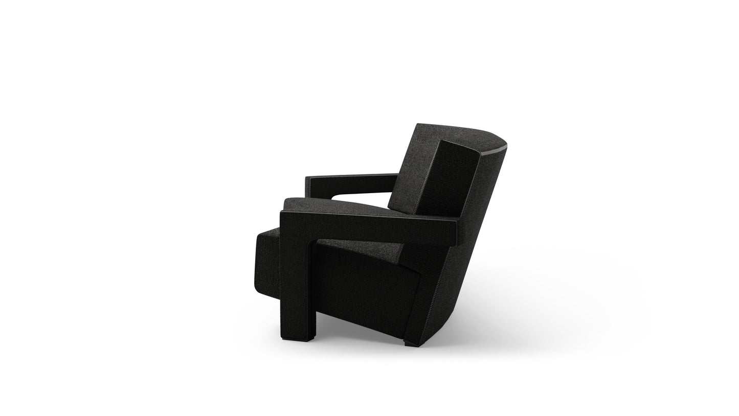 Utrecht Curved Sofa by Gerrit Thomas Rietveld in Canada and the USA Utrecht Sofa Cassina-Style 637-03 - Side