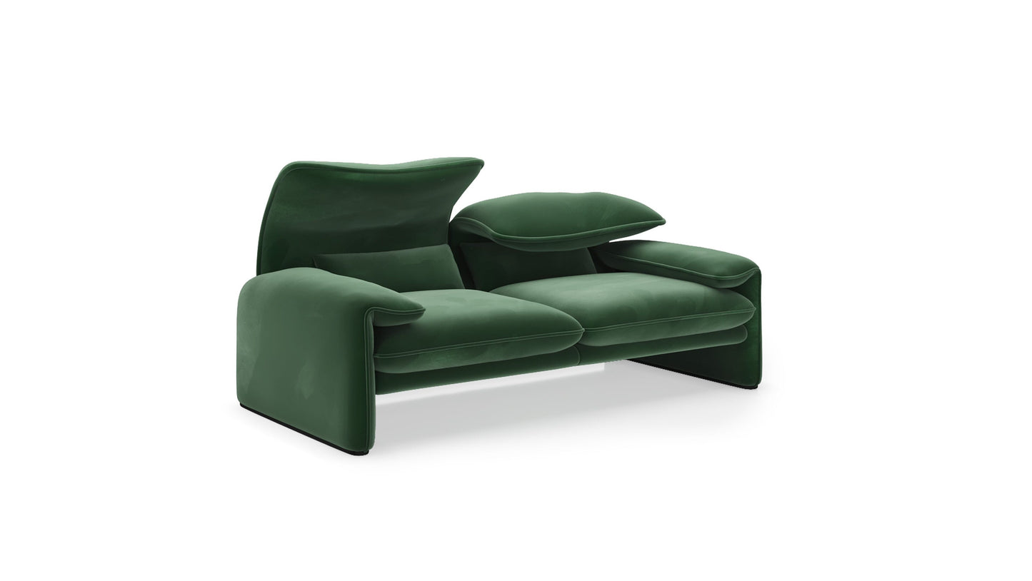 Vico Magistretti Maralunga 2-Seater Sofa in Canada and the USA - Front Angle 2