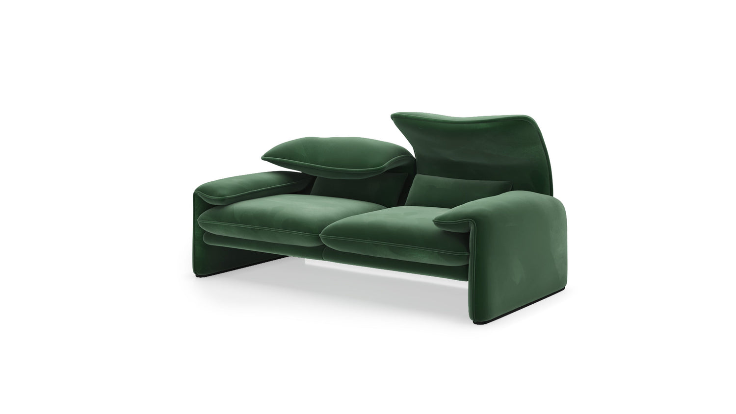 Vico Magistretti Maralunga 2-Seater Sofa in Canada and the USA - Front Angle