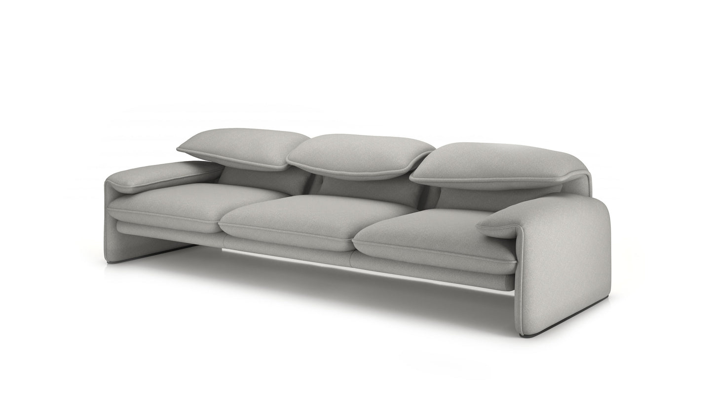 Vico Magistretti Maralunga 3-Seater Sofa in Canada and the USA - Front Angle