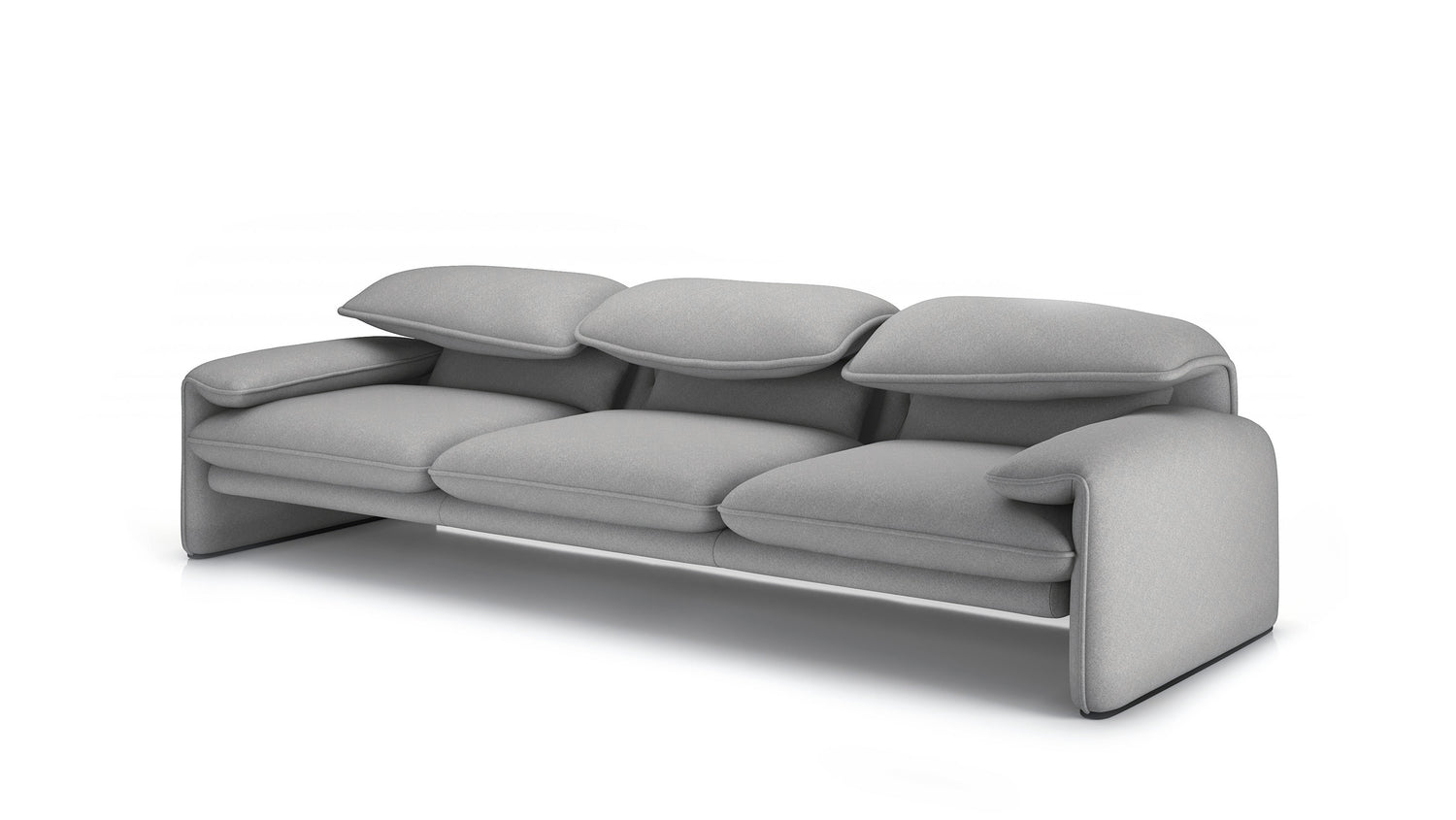 Vico Magistretti Maralunga 3-Seater Sofa in Canada and the USA - Front Angle