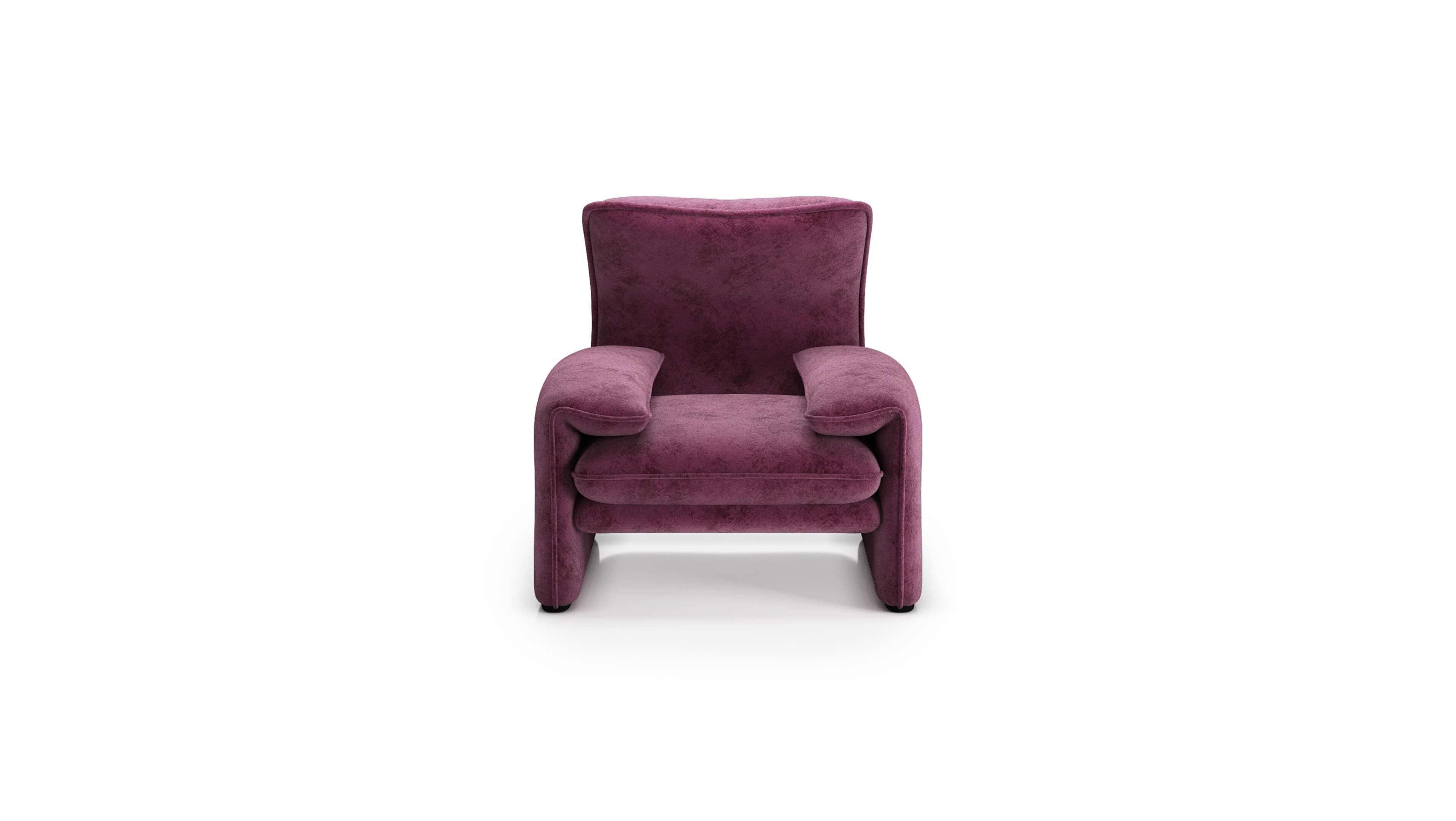 Vico Magistretti Maralunga Lounge Chair in Canada and the USA - Front 2