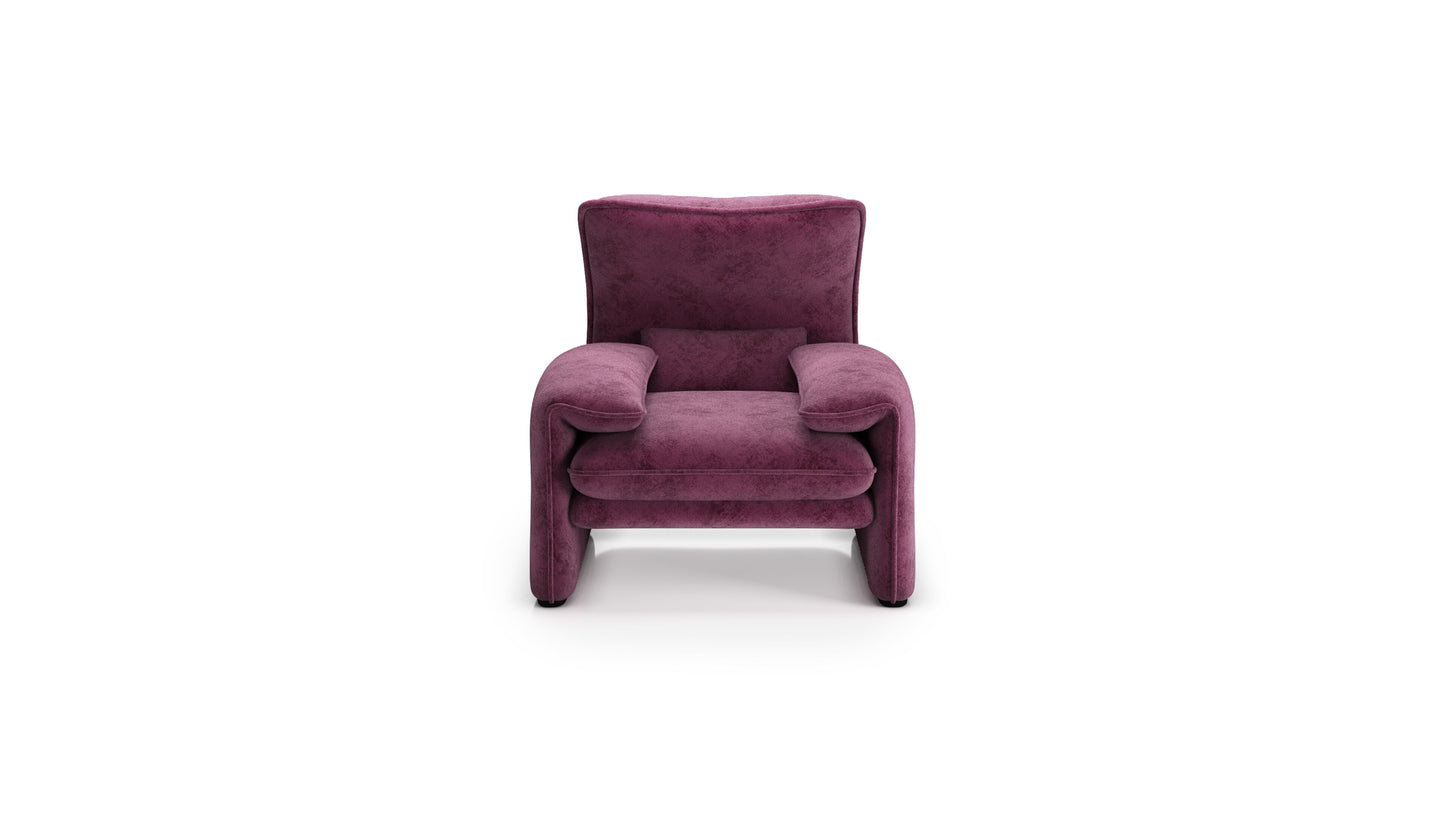 Vico Magistretti Maralunga Lounge Chair in Canada and the USA - Front