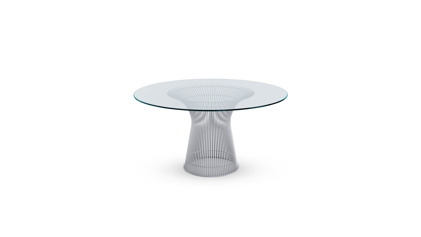 Warren Platner Platner Round Table in Canada and the USA 3716 Platner Dining Table Chrome - Front Angle 2
