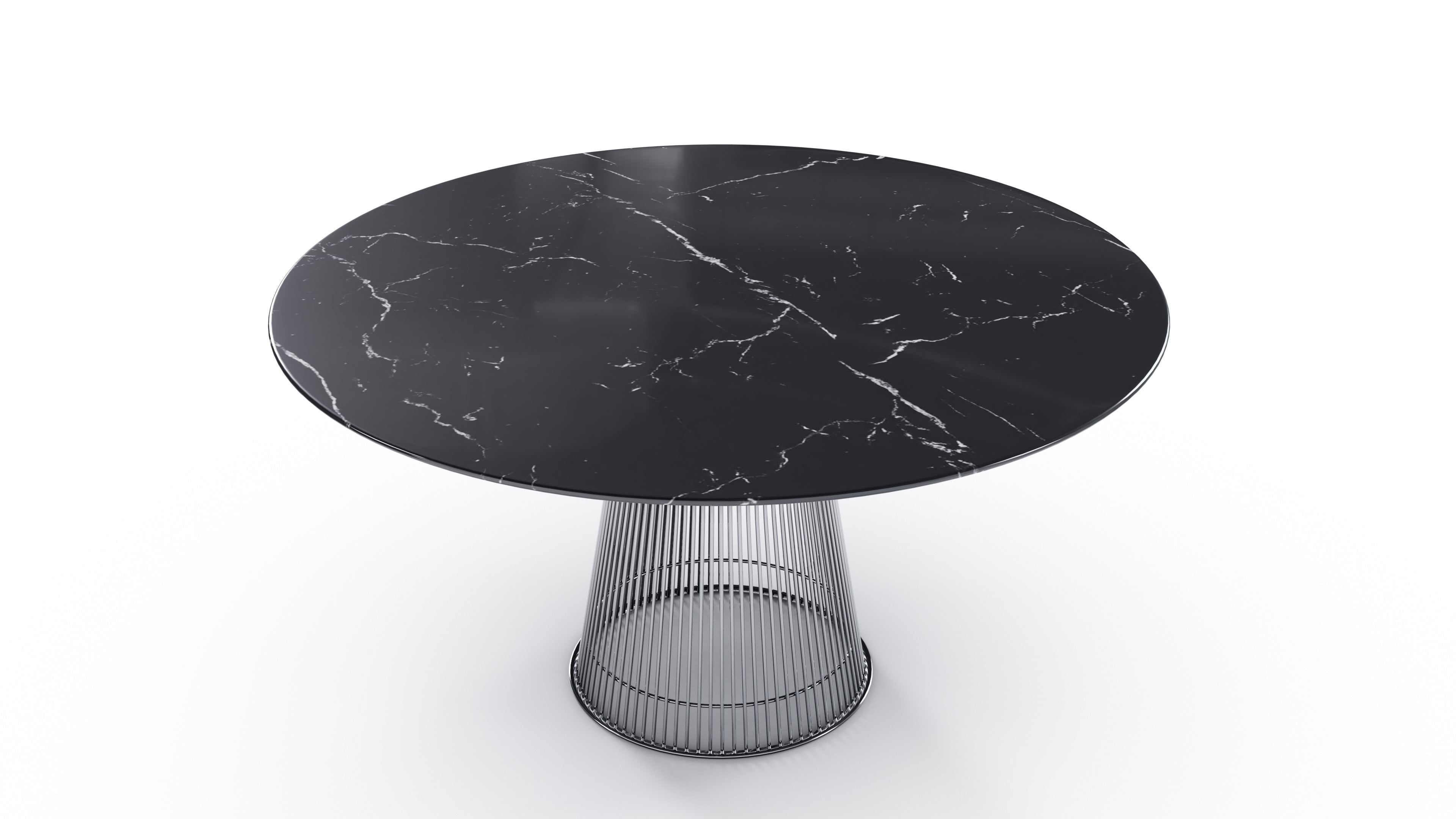 Warren Platner Platner Round Table in Canada and the USA 3716 Platner Dining Table Marble - Closeup Top