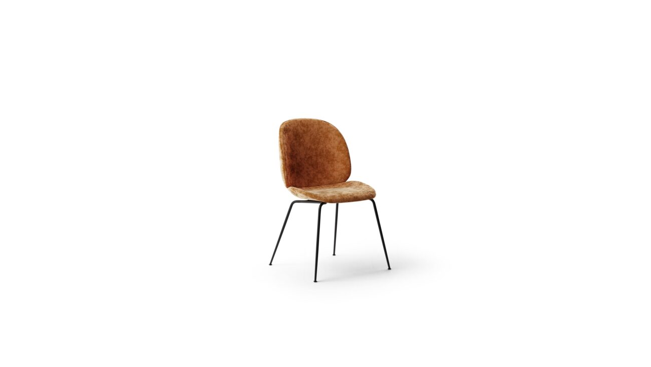 Gubi Beetle Dining Chair Reproduction by Archetype Forms - Stine Gam & Enrico Fratesi - Front Angle-2 View