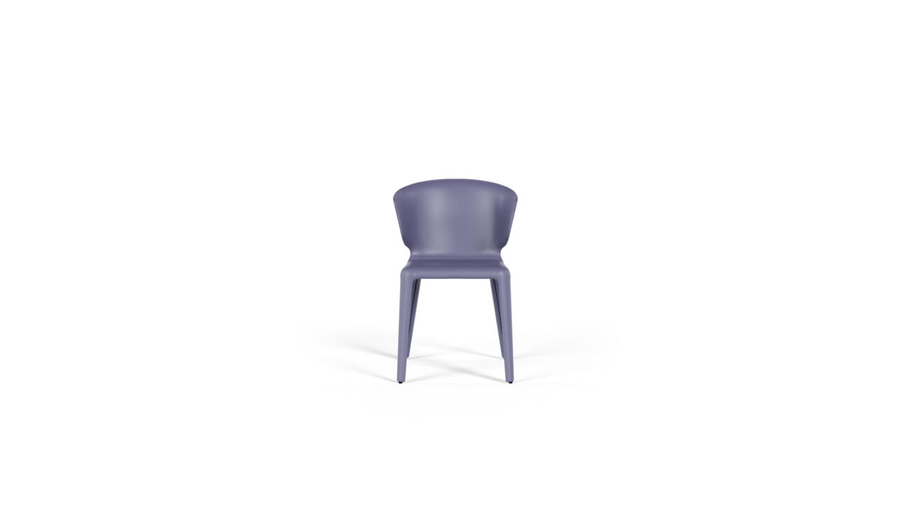 Front view of the Hola 367 Chair by Hannes Wettstein, designed by Hannes Wettstein, available online in Canada. Made by Archetype Forms.