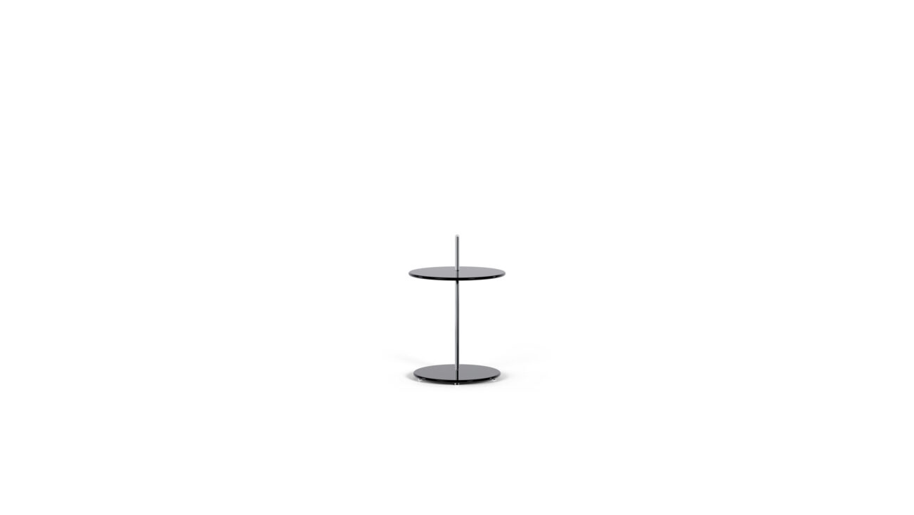 Occasional Table 1927: Round Reproduction by Archetype Forms - Eileen Gray - Front View